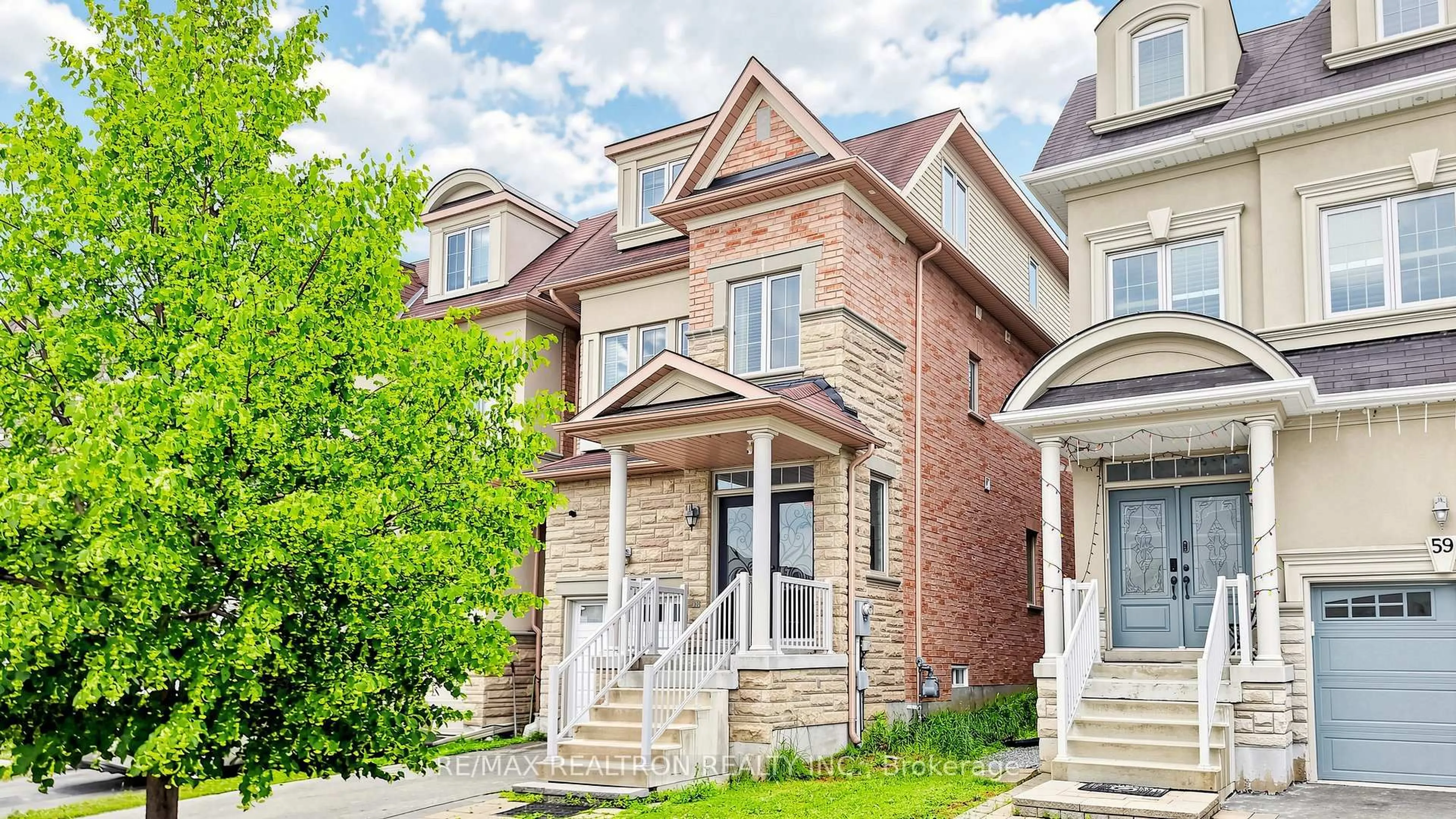 Home with brick exterior material, street for 55 Bristlewood Cres, Vaughan Ontario L4J 9K9