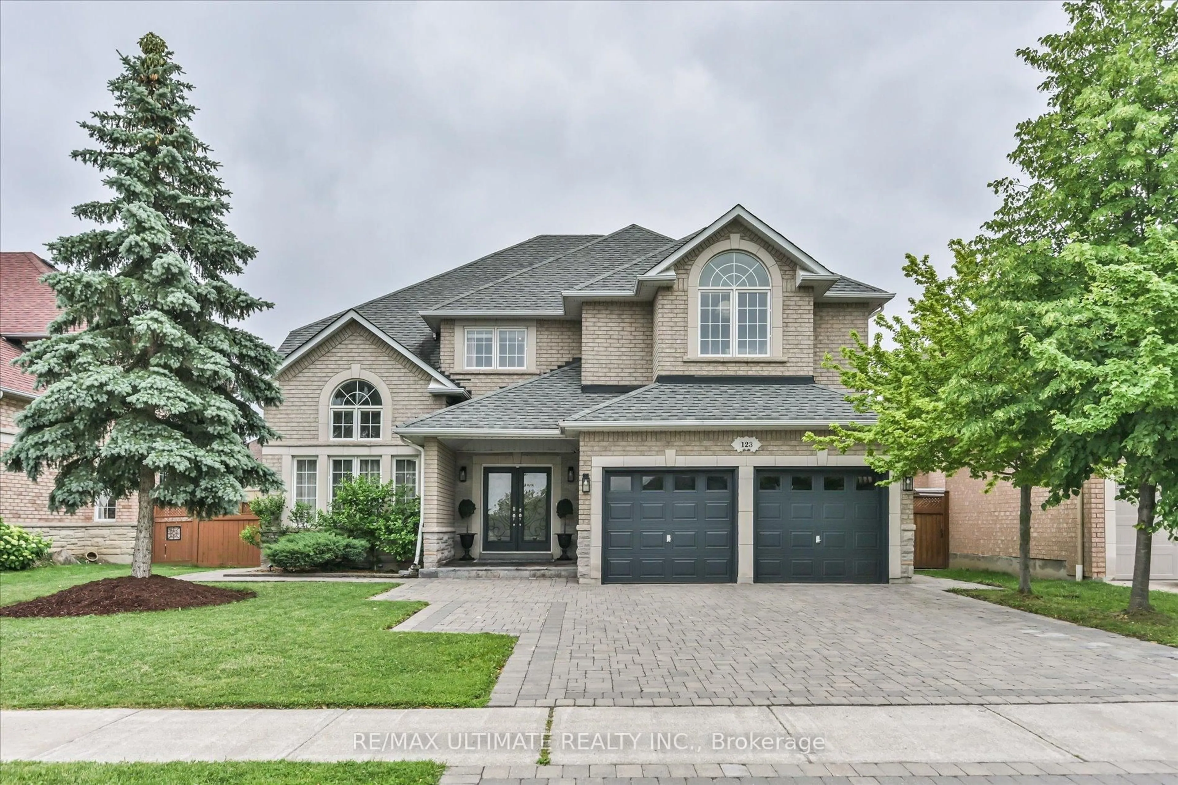 Home with brick exterior material, street for 123 Village Green Dr, Vaughan Ontario L4L 0G9