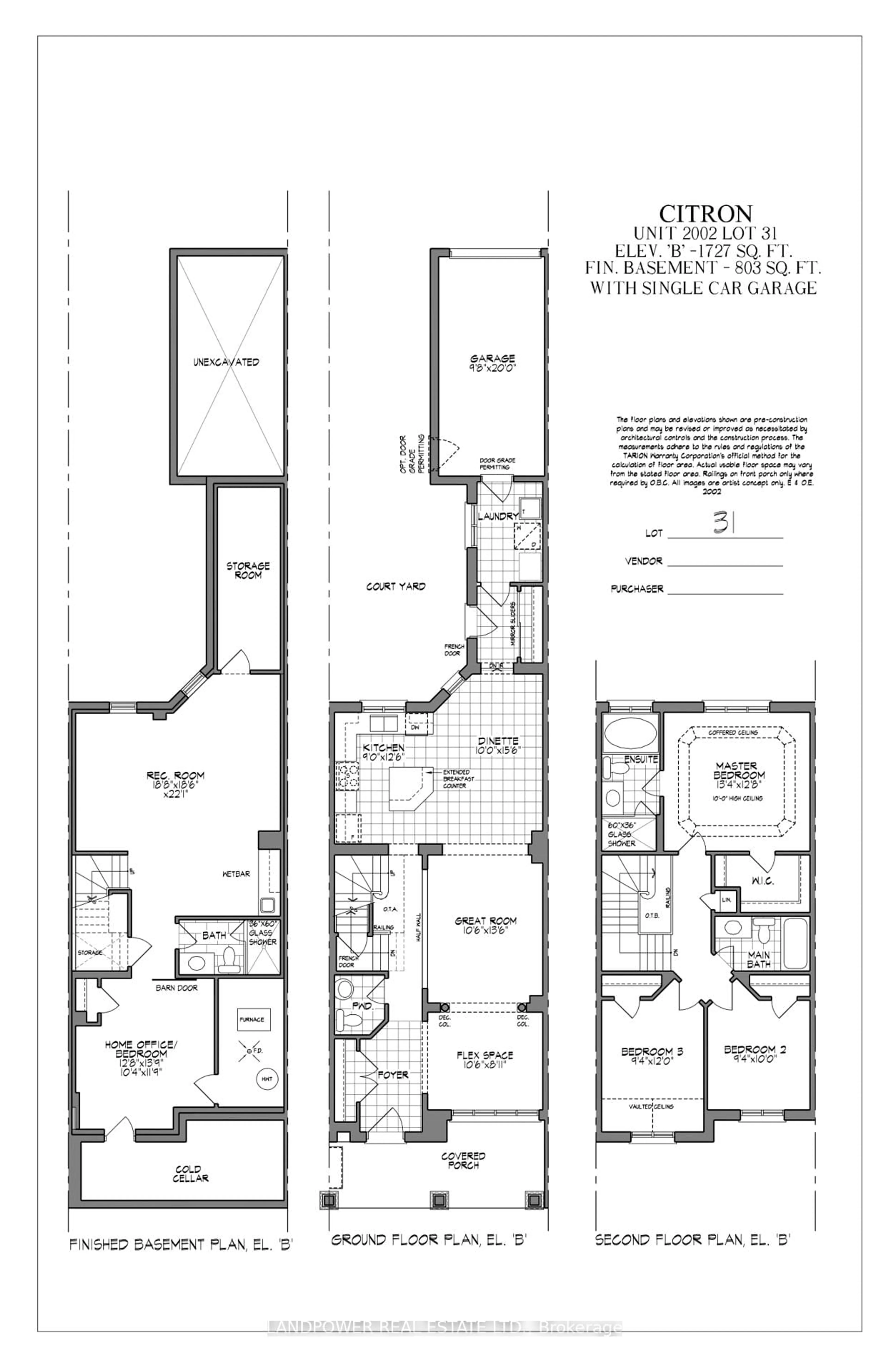 Floor plan for 60 William Berczy Blvd, Markham Ontario L6C 0S3