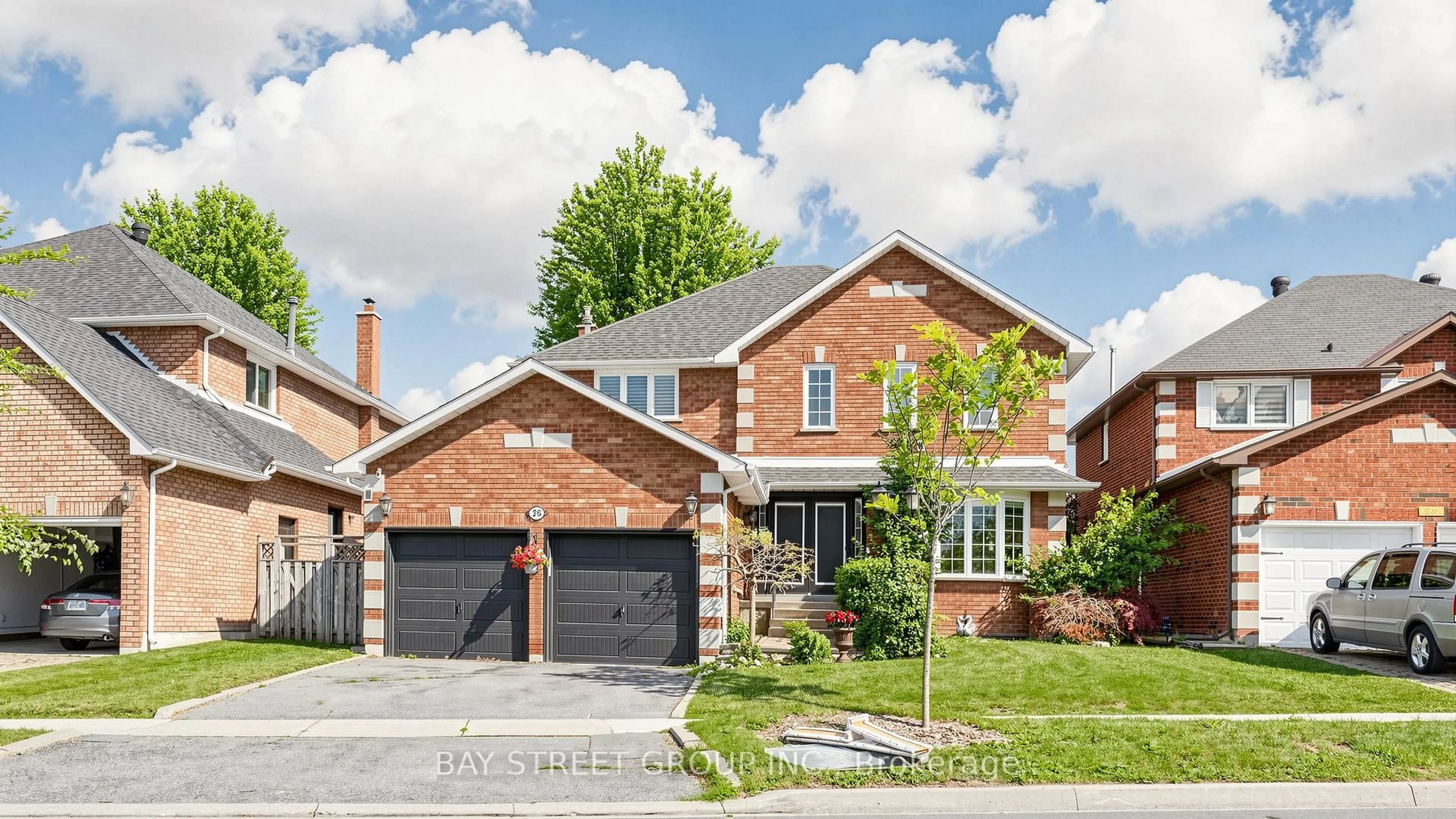 Home with brick exterior material, street for 26 Kew Gdns, Richmond Hill Ontario L4B 1R6