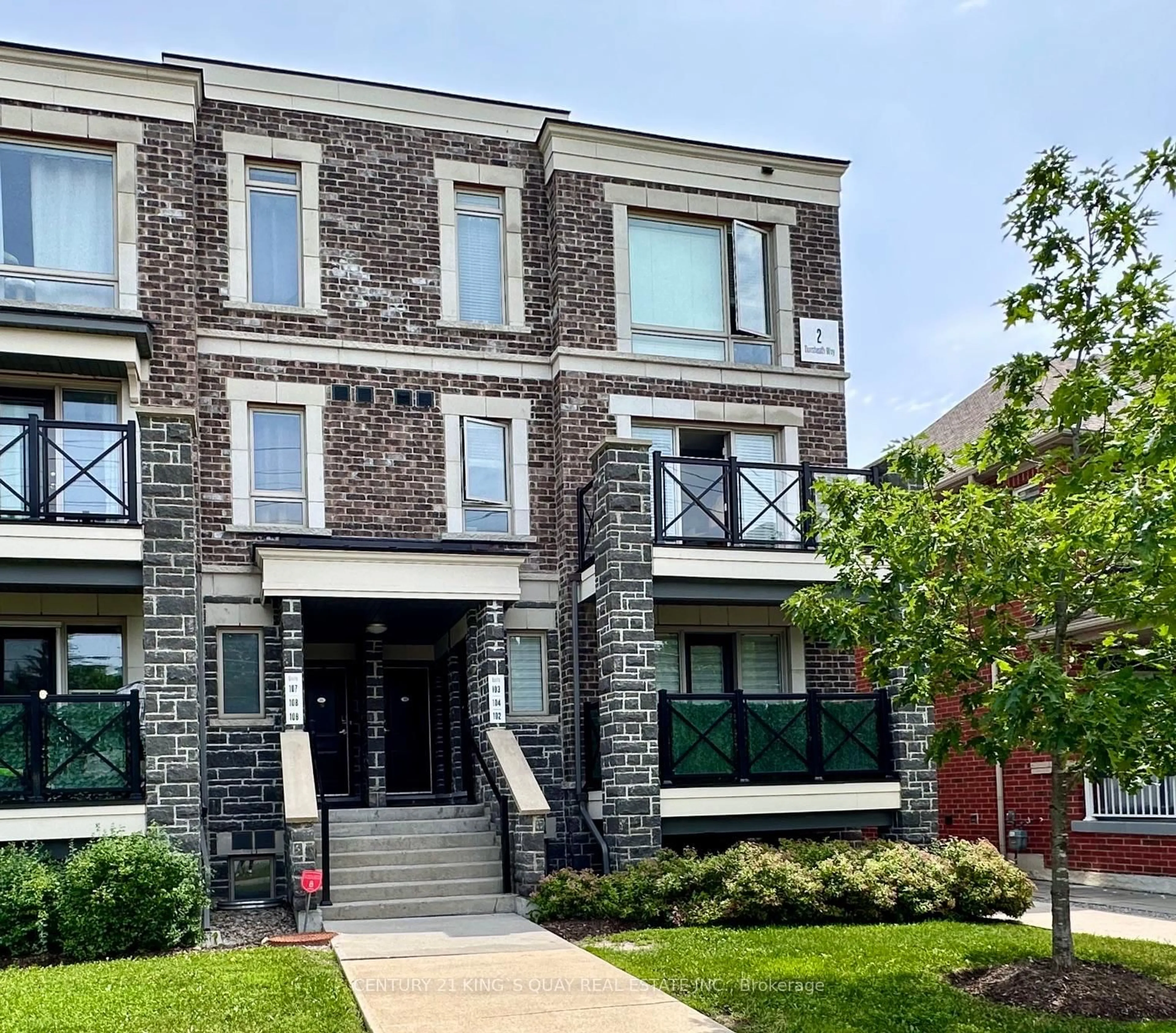 Home with brick exterior material, building for 2 Dunsheath Way #102, Markham Ontario L6B 1N3