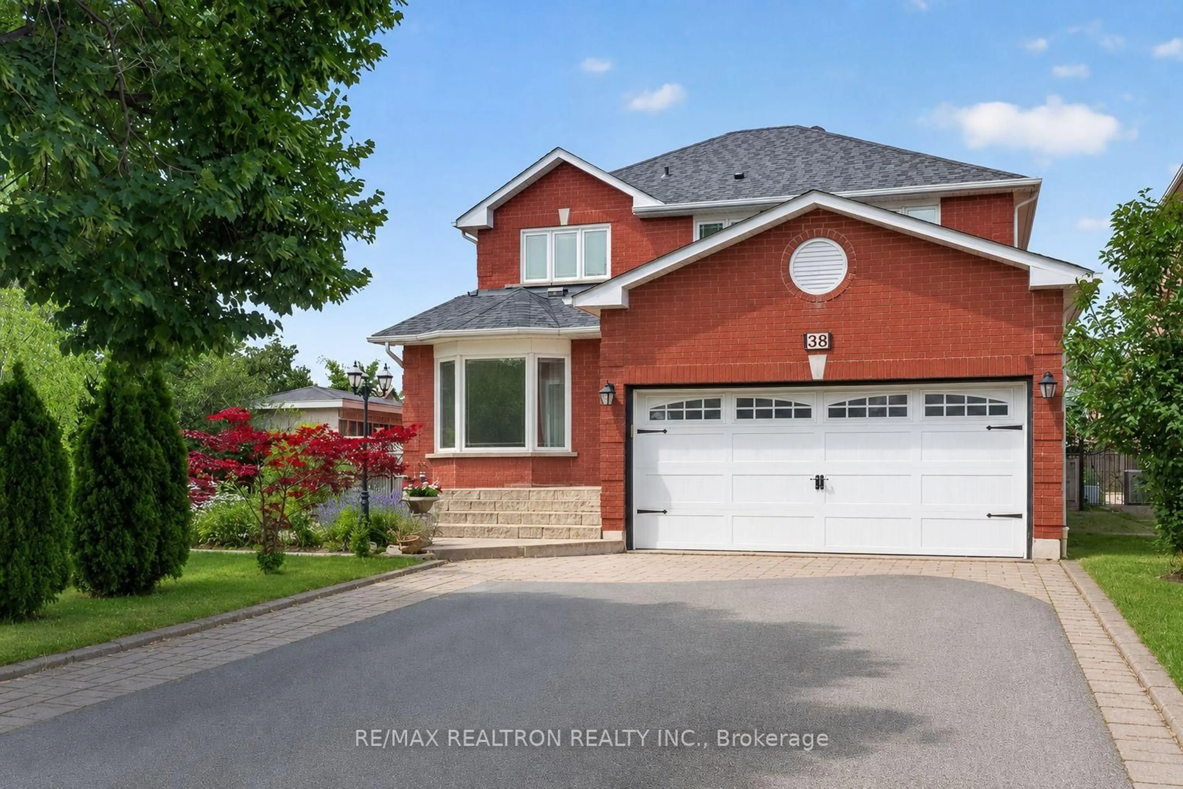 Home with brick exterior material, street for 38 Zucchet Crt, Vaughan Ontario L4L 8T7