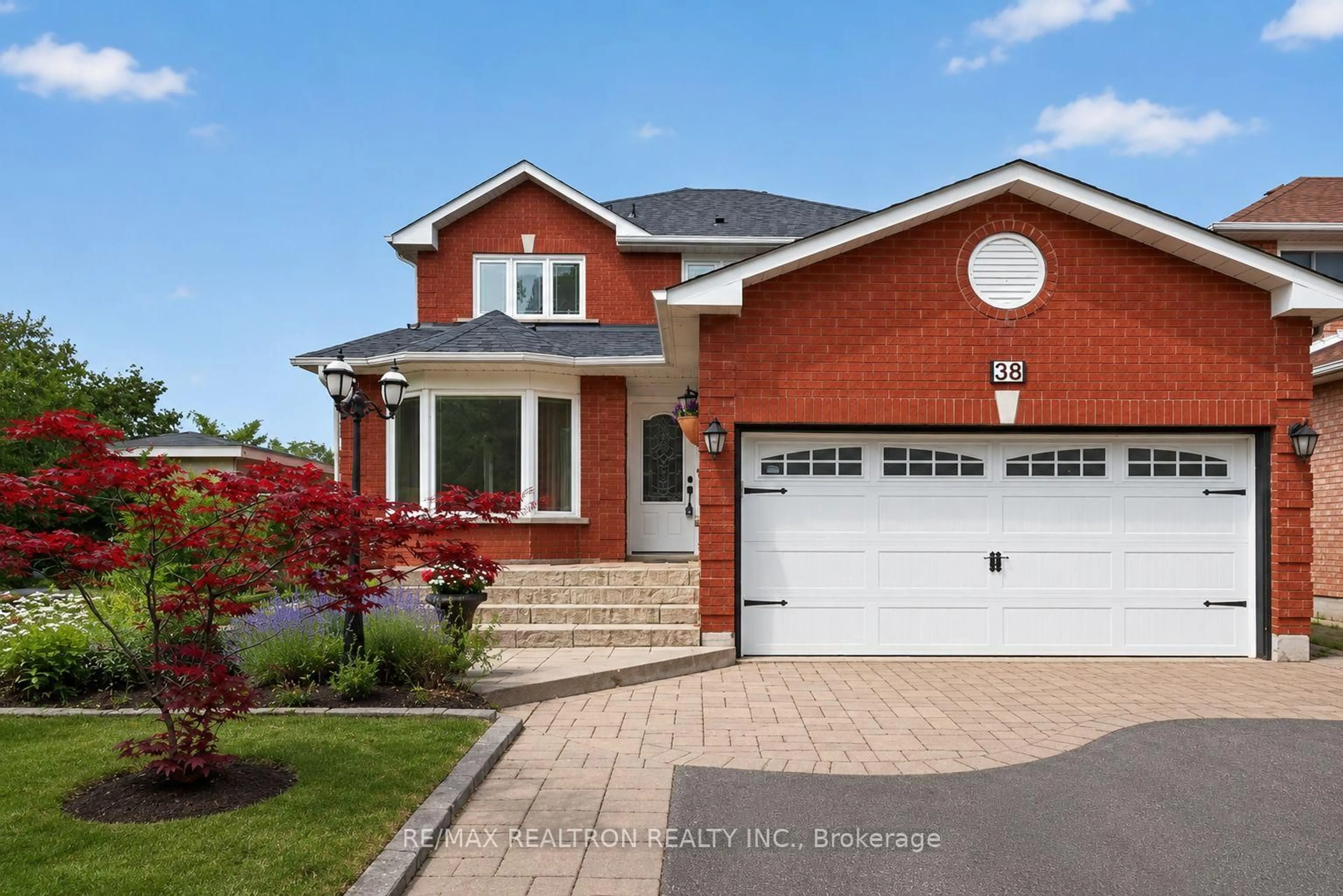 Home with brick exterior material, street for 38 Zucchet Crt, Vaughan Ontario L4L 8T7