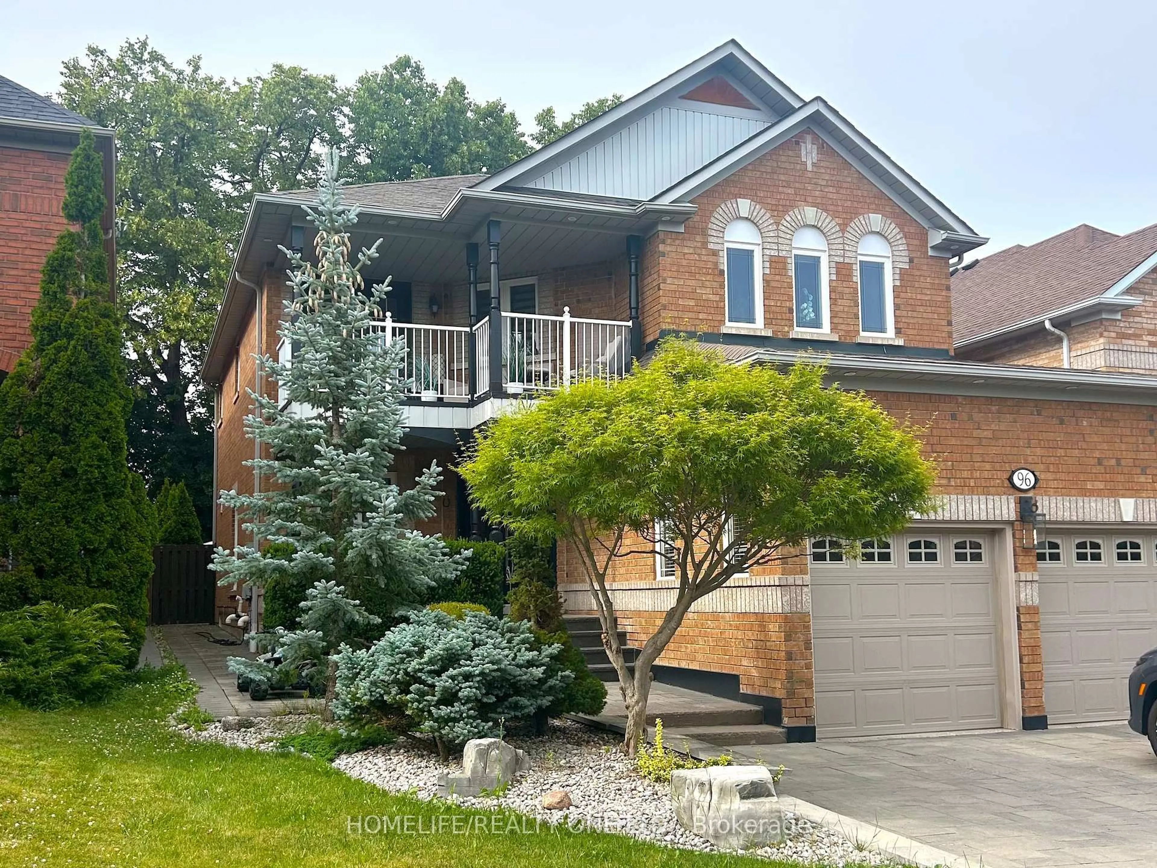 Home with brick exterior material, street for 96 Estate Garden Dr, Richmond Hill Ontario L4E 3V6