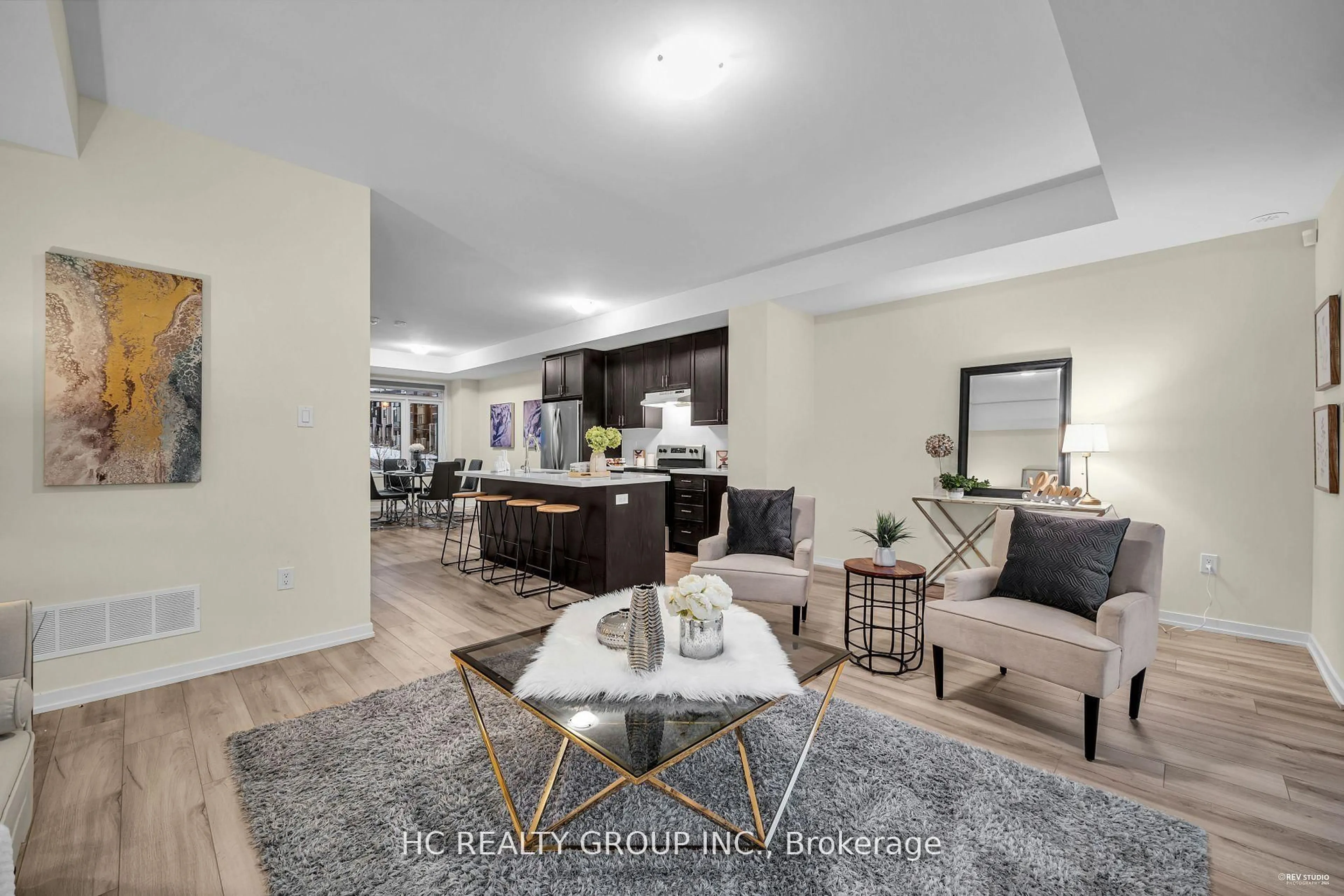 Living room with furniture, unknown for 95 Crimson Forest Dr, Vaughan Ontario L6A 5C6