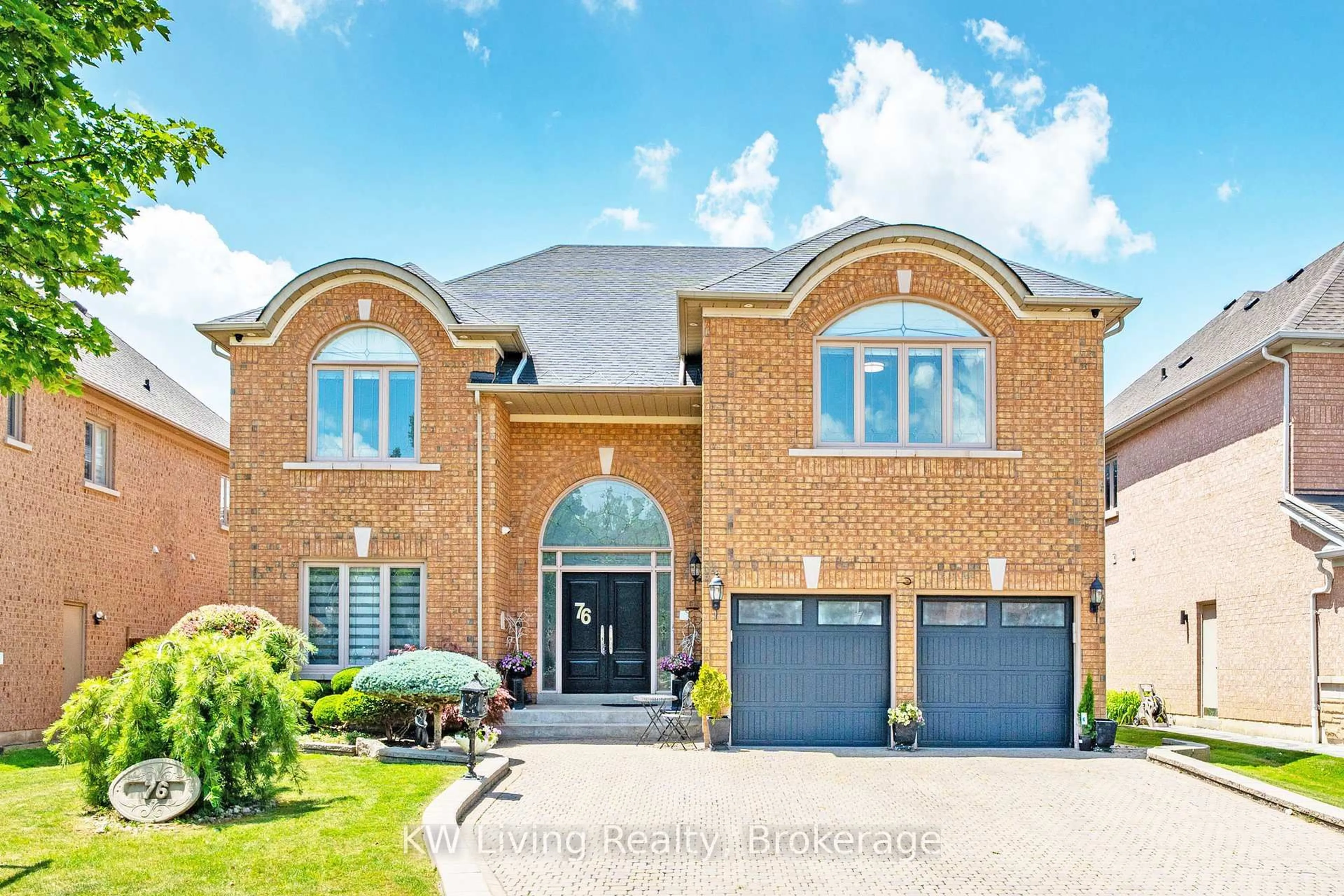 Home with brick exterior material, street for 76 Silver Rose Cres, Markham Ontario L6C 1W6