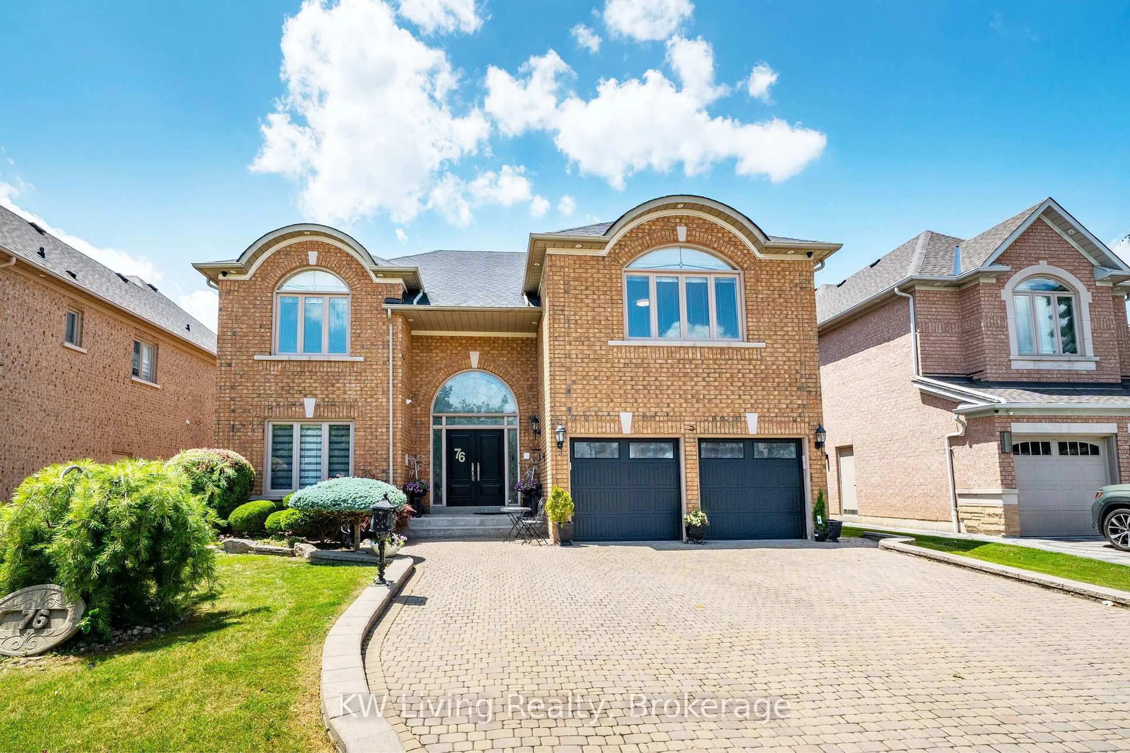 Home with brick exterior material, street for 76 Silver Rose Cres, Markham Ontario L6C 1W6