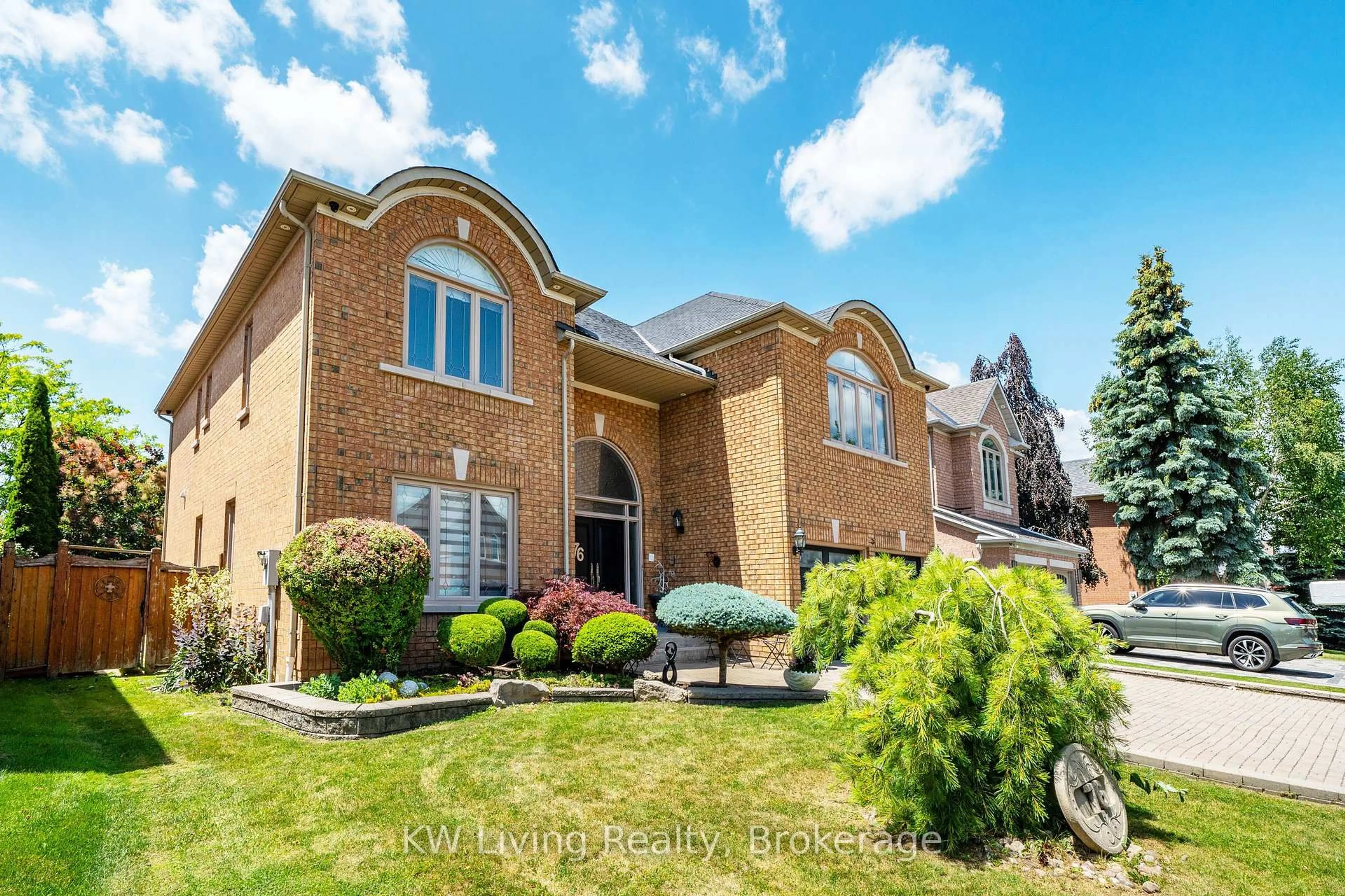 Home with brick exterior material, street for 76 Silver Rose Cres, Markham Ontario L6C 1W6