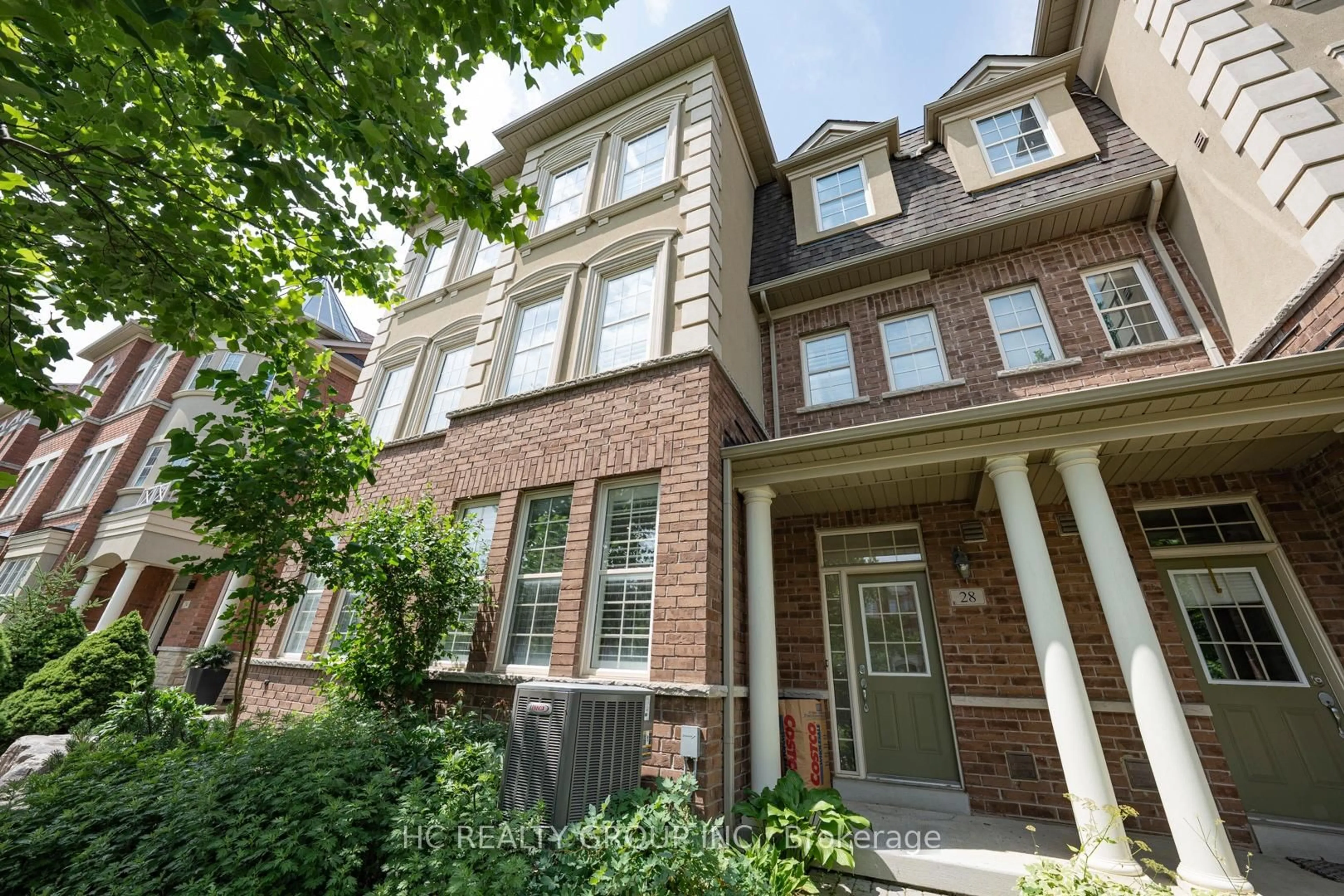 Home with brick exterior material, street for 28 Poetry Dr, Vaughan Ontario L4H 3P7