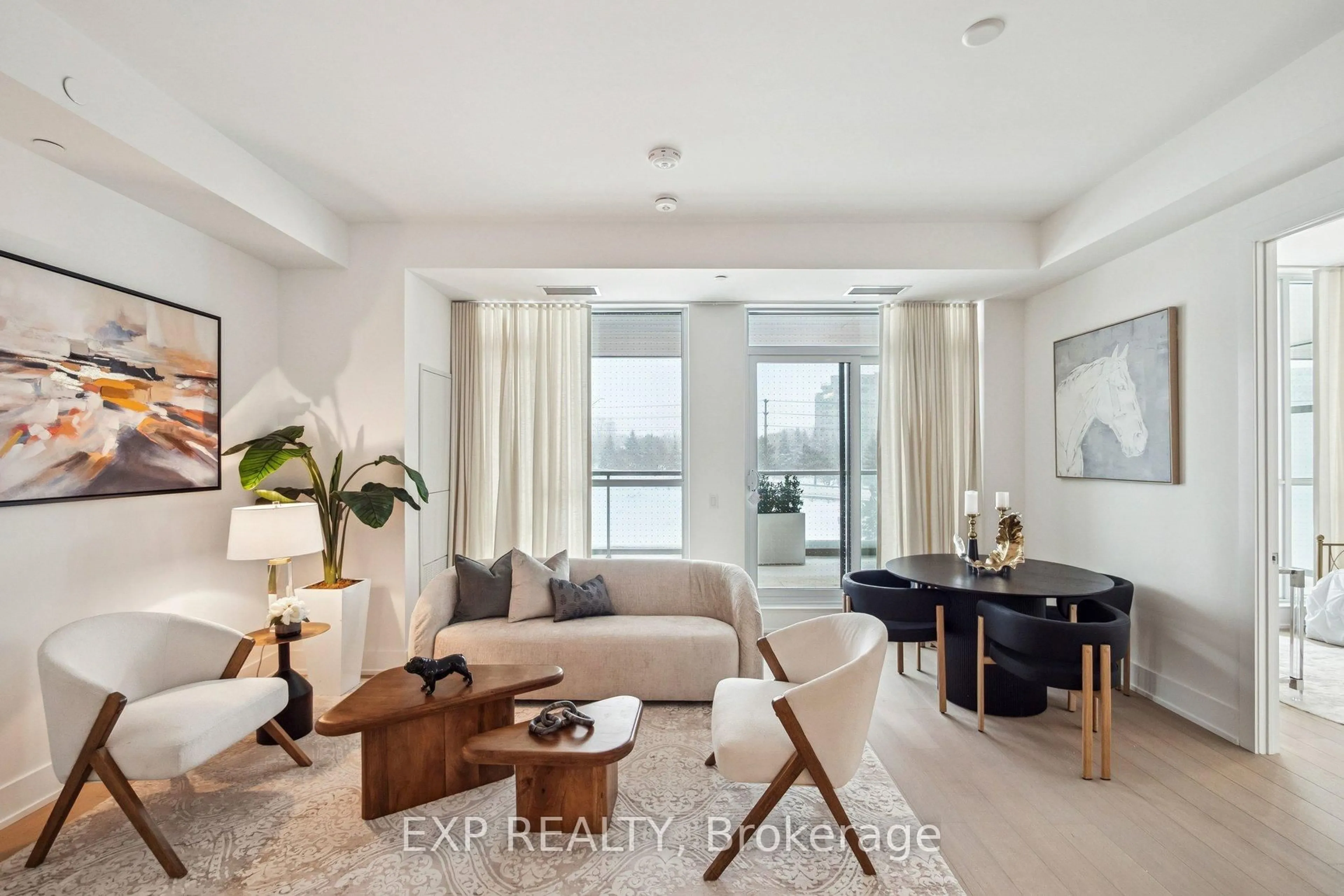 Living room with furniture, unknown for 399 Royal Orchard Blvd #315, Markham Ontario L3T 0H3