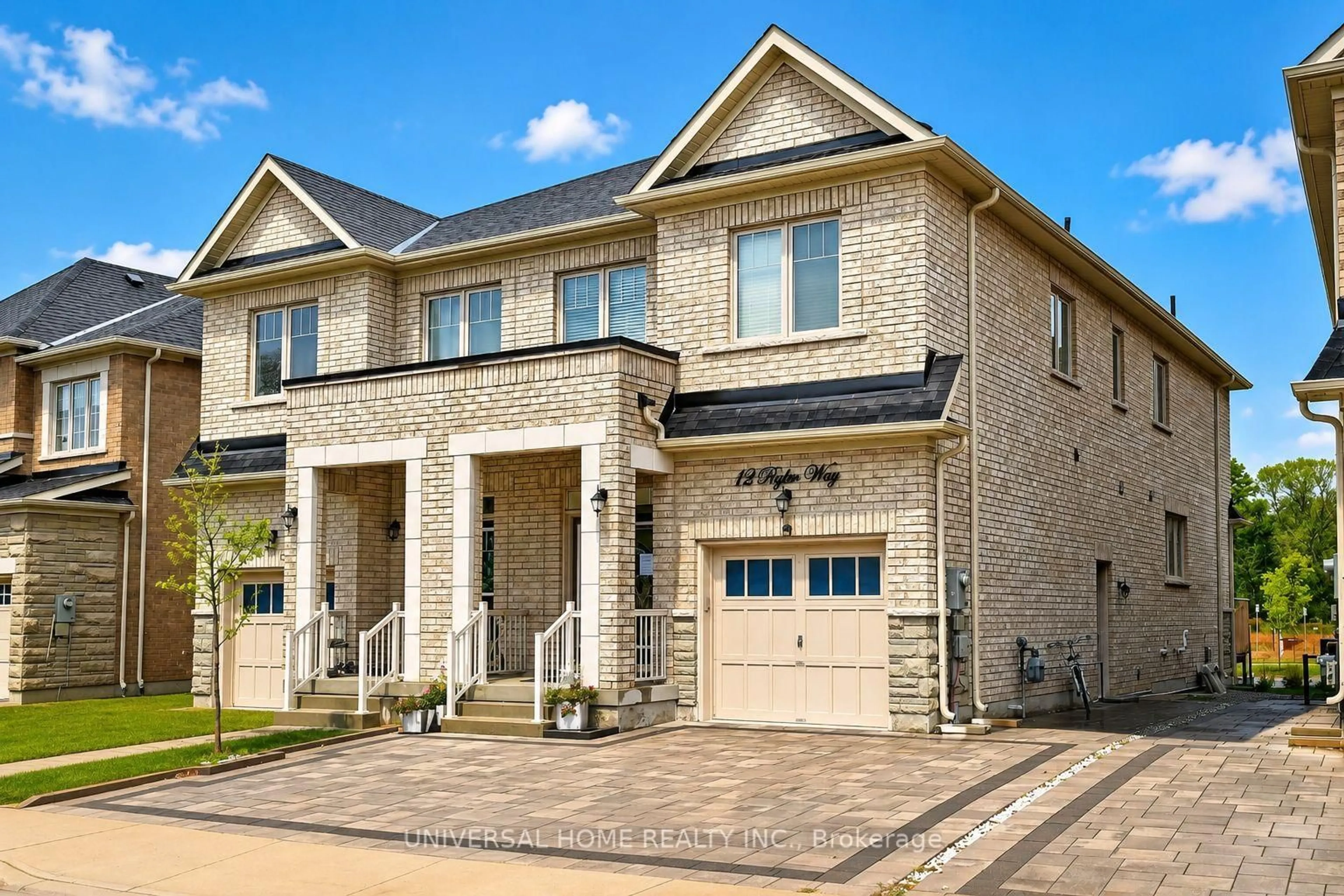 Home with brick exterior material, street for 12 Ryler Way, Markham Ontario L3S 0E7