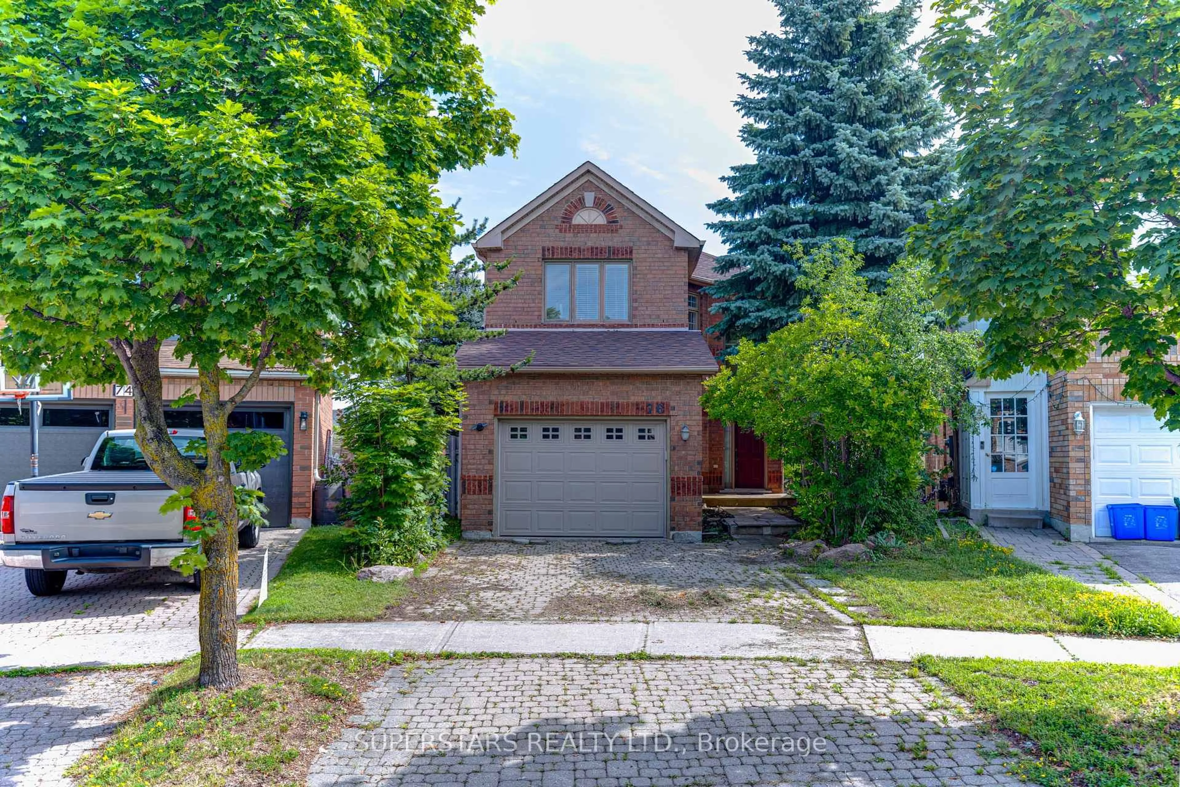 Home with brick exterior material, street for 76 Fortune Cres, Richmond Hill Ontario L4S 1T5