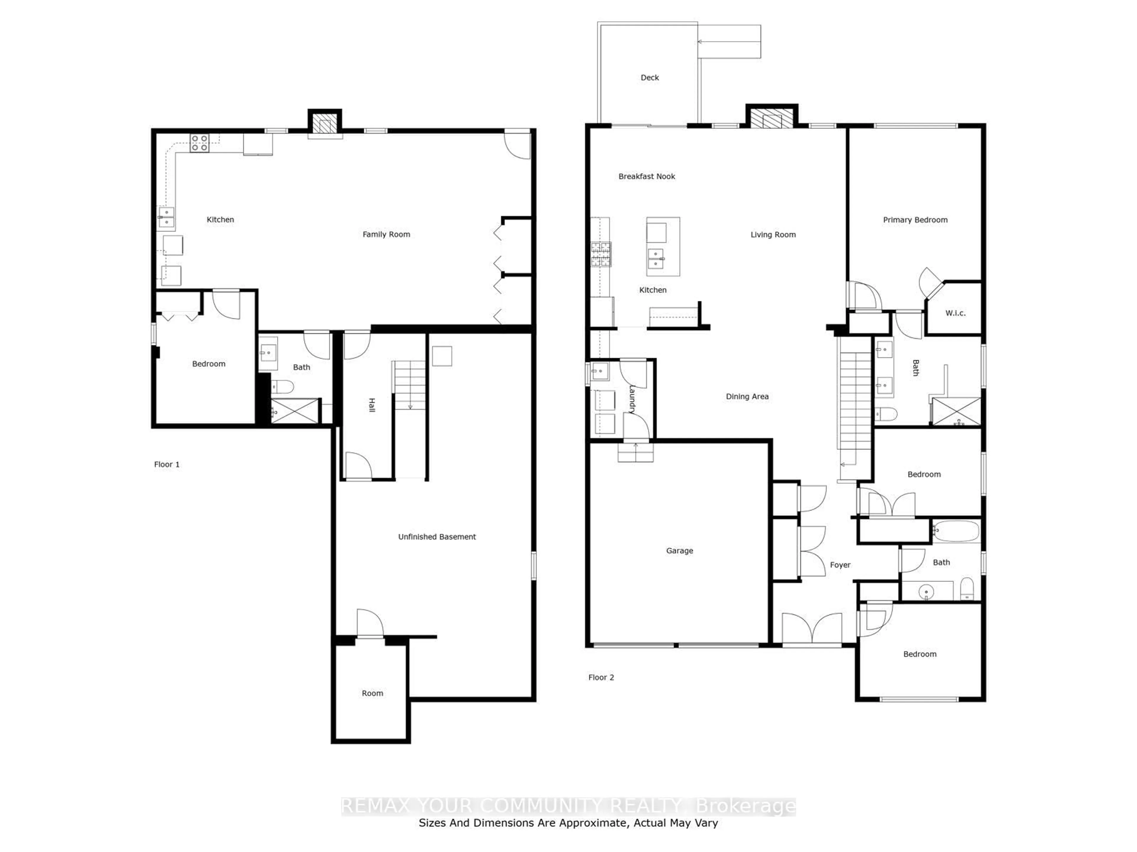 Floor plan for 32 Beechener St, Georgina Ontario L0E 1R0