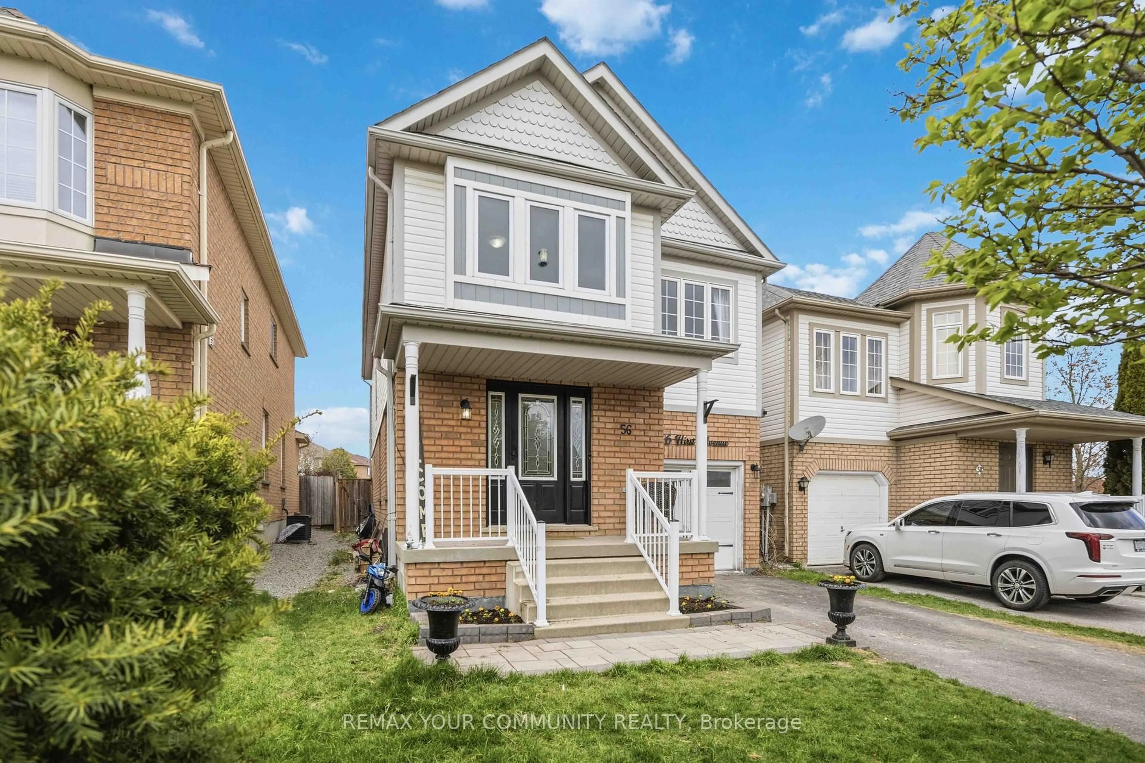 Home with brick exterior material, street for 56 Hirst Ave, Georgina Ontario L4P 4E5
