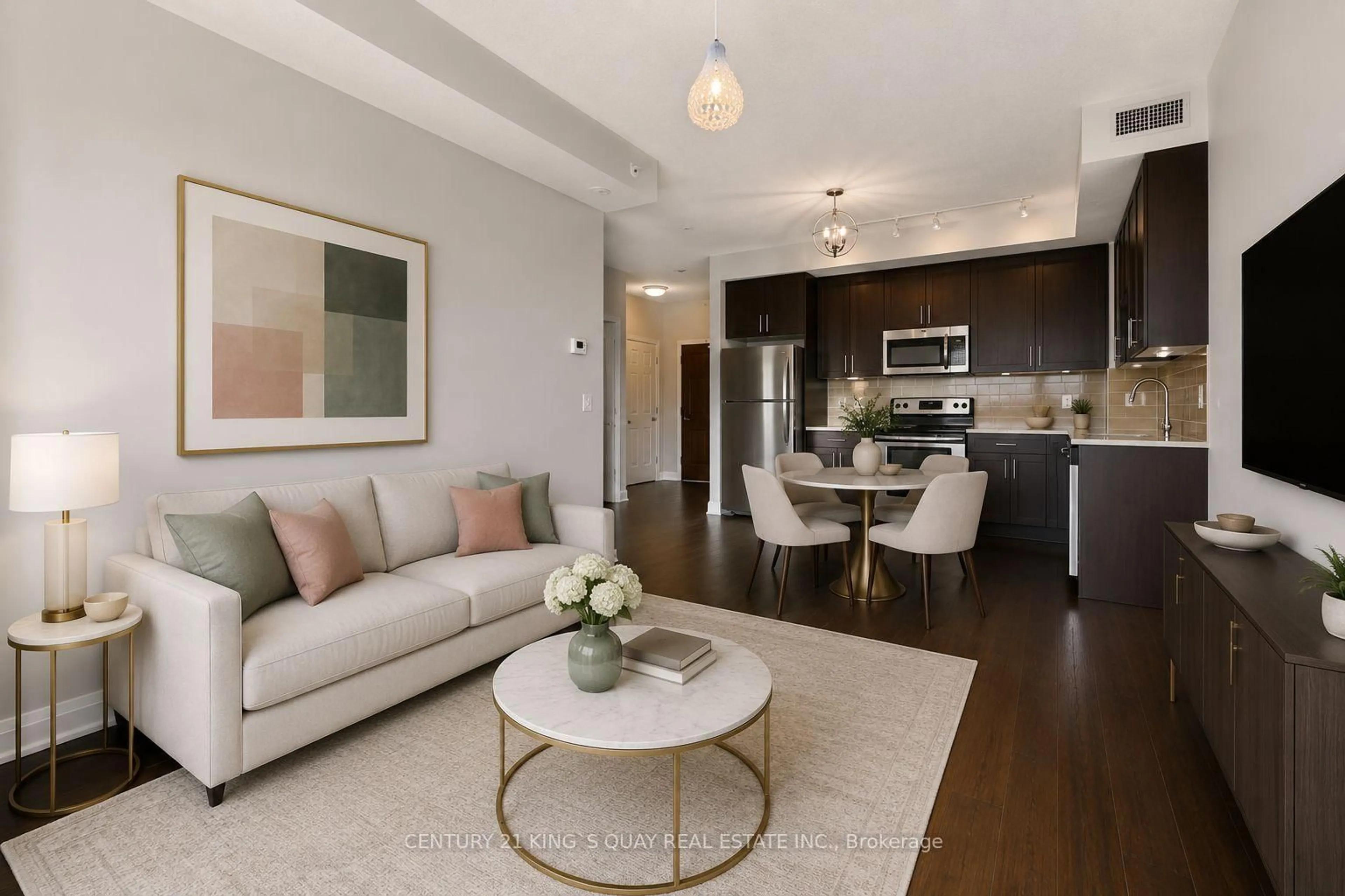 Living room with furniture, unknown for 9582 Markham Rd #512, Markham Ontario L6E 0T5
