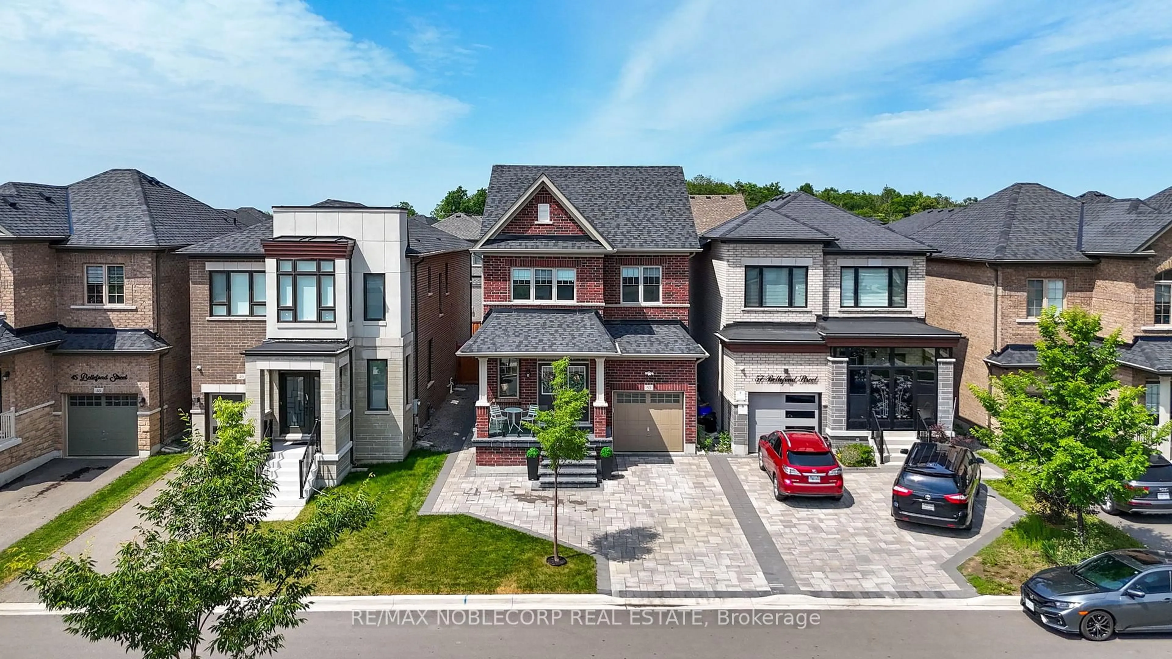 Home with brick exterior material, street for 53 Bellefond St, Vaughan Ontario L4H 5C5