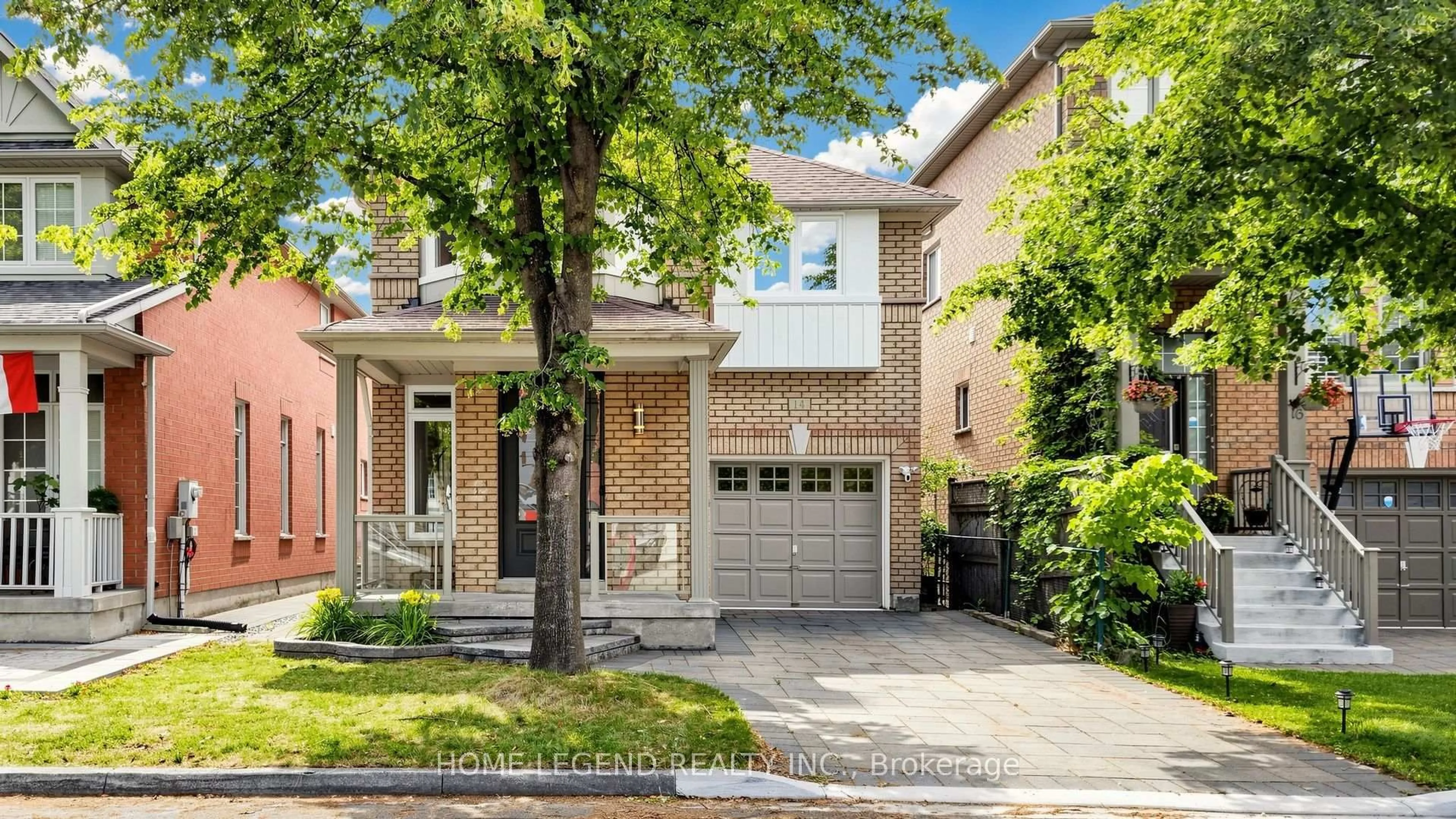 Home with brick exterior material, street for 14 Mccaul St, Markham Ontario L6C 2E5
