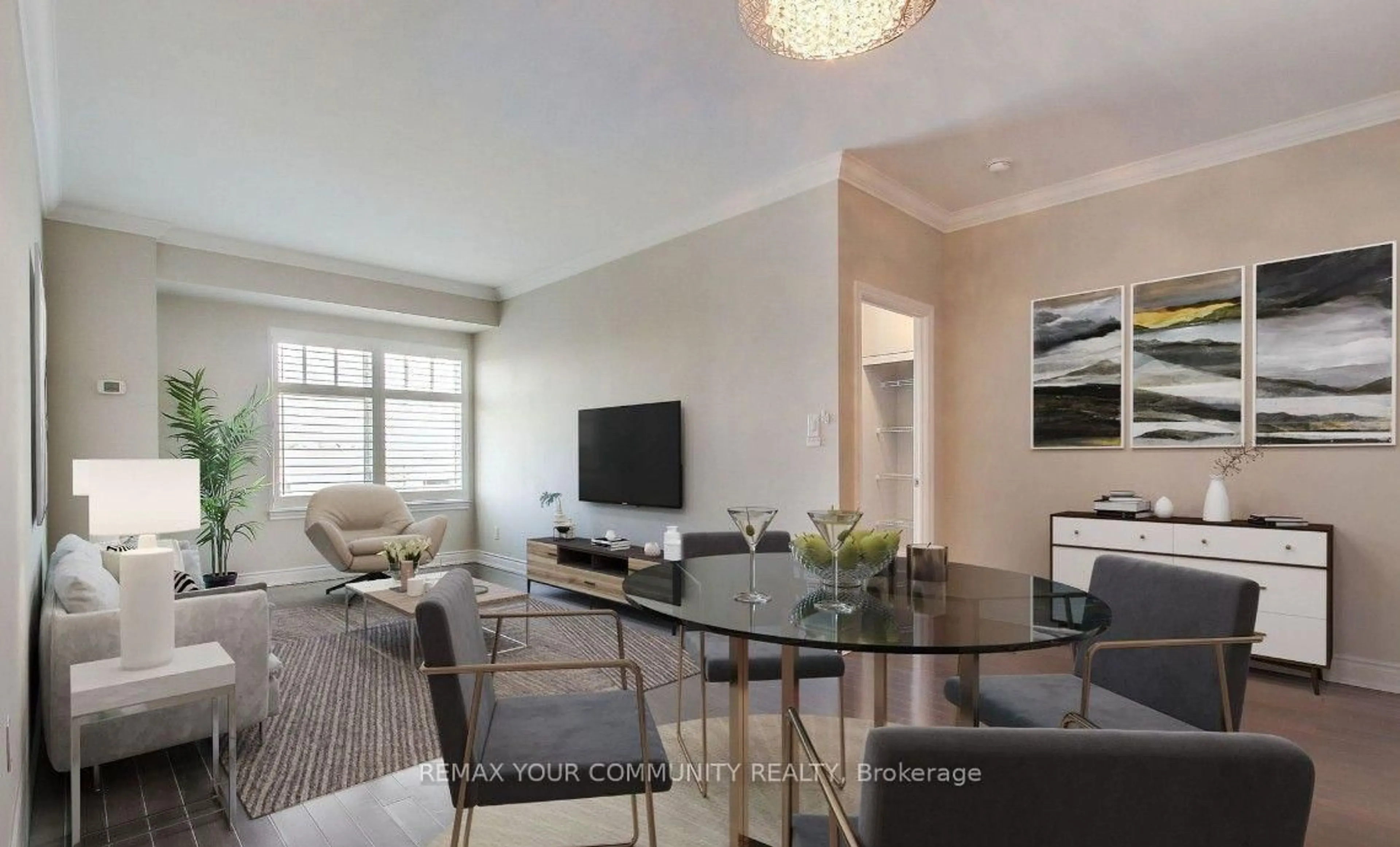 Living room with furniture, unknown for 10211 Keele St #211, Vaughan Ontario L6A 4R7