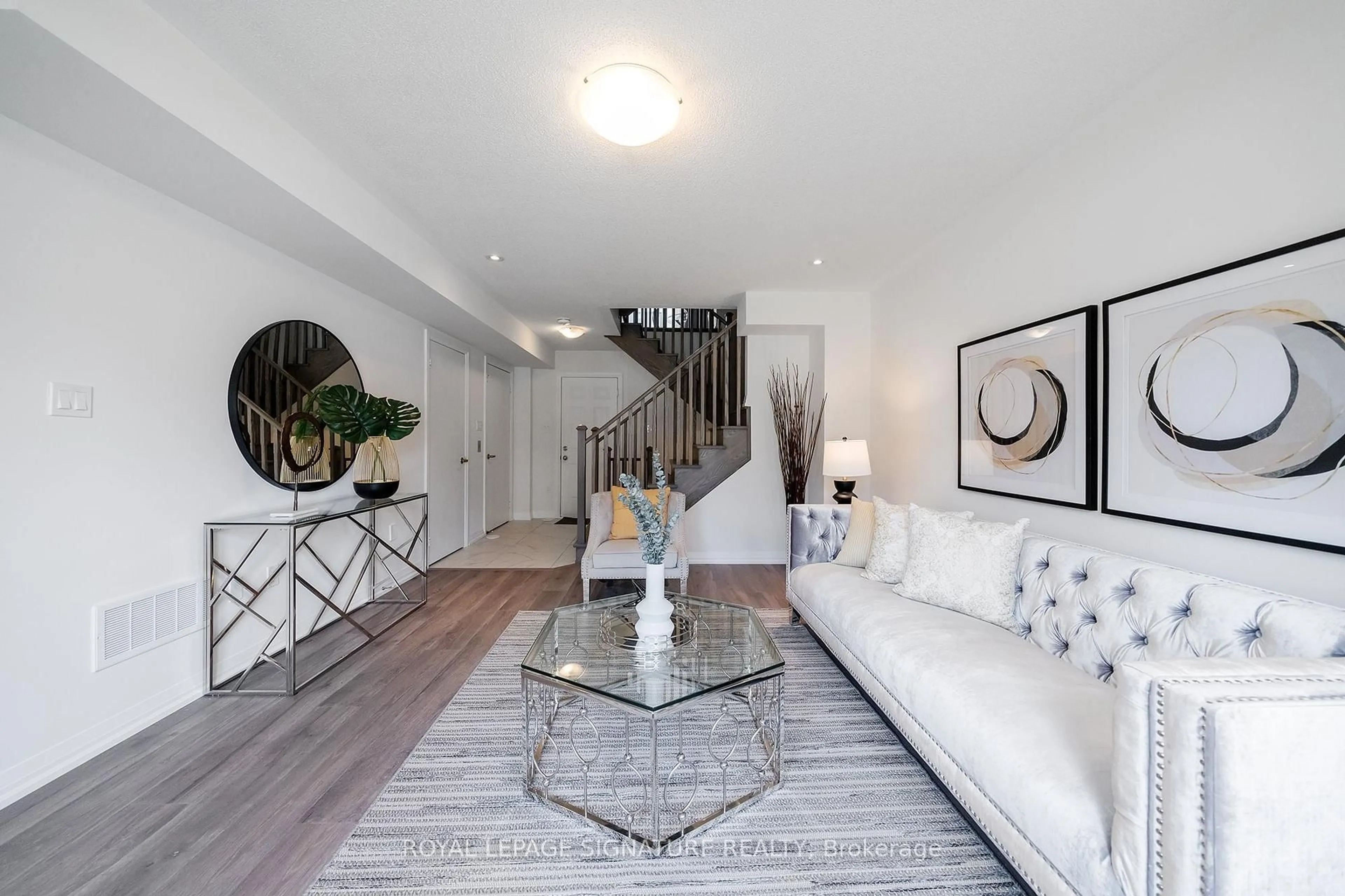 Living room with furniture, unknown for 63 George Kirby St, Vaughan Ontario L6A 5B4