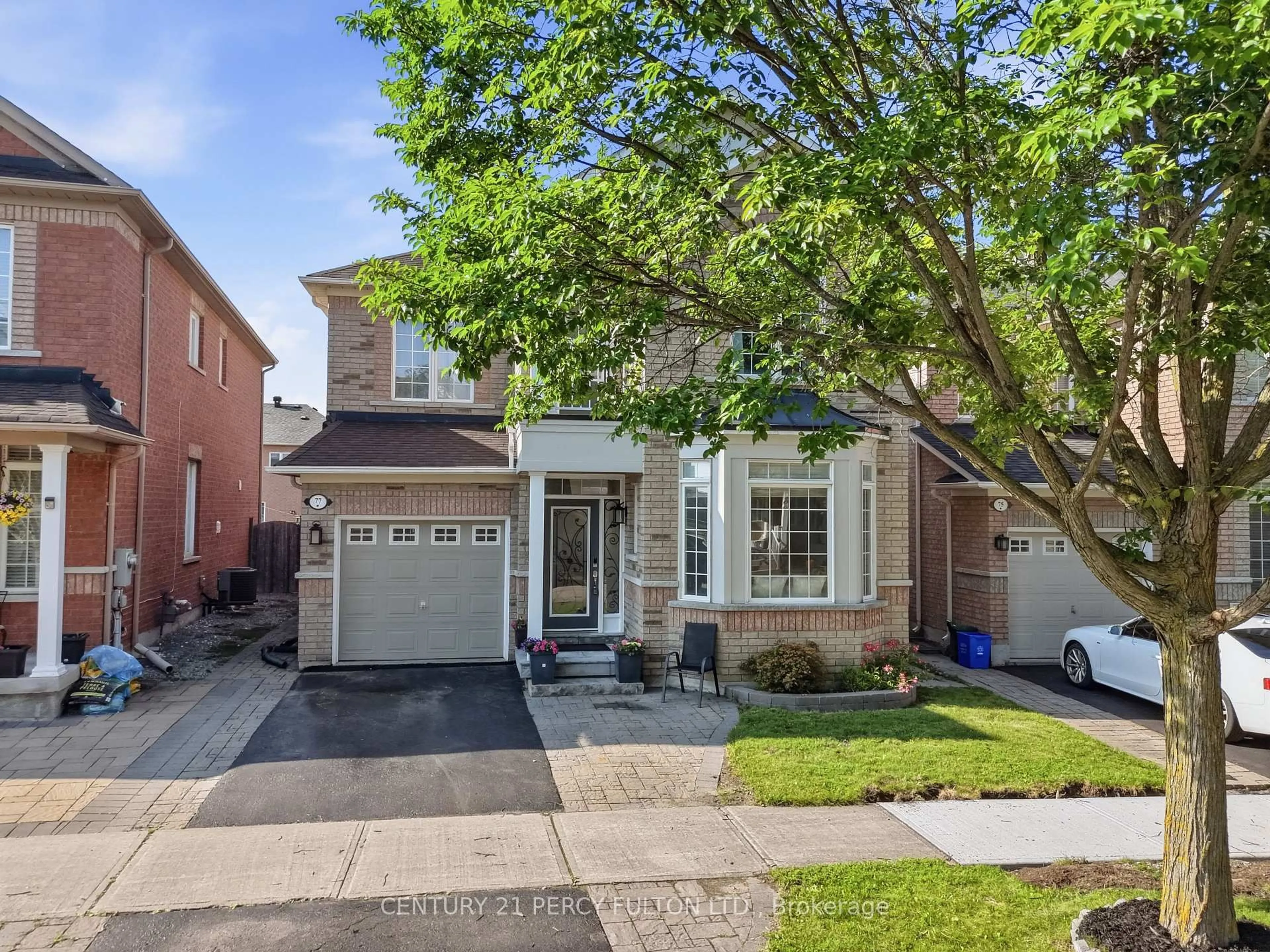 Home with brick exterior material, street for 77 Appleview Rd, Markham Ontario L6E 2G3