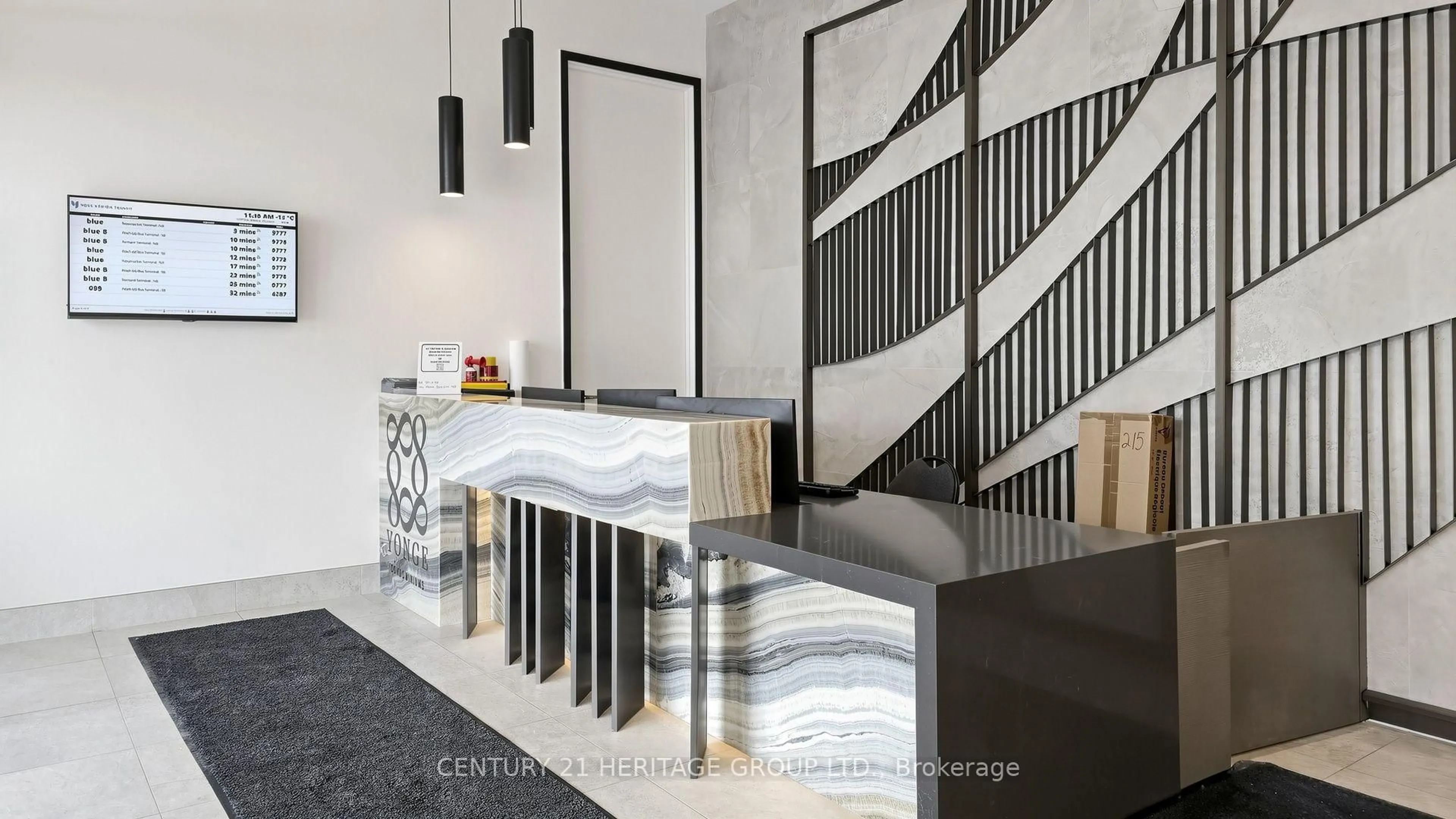 Lobby for 8888 Yonge St #622, Richmond Hill Ontario L4C 5V6