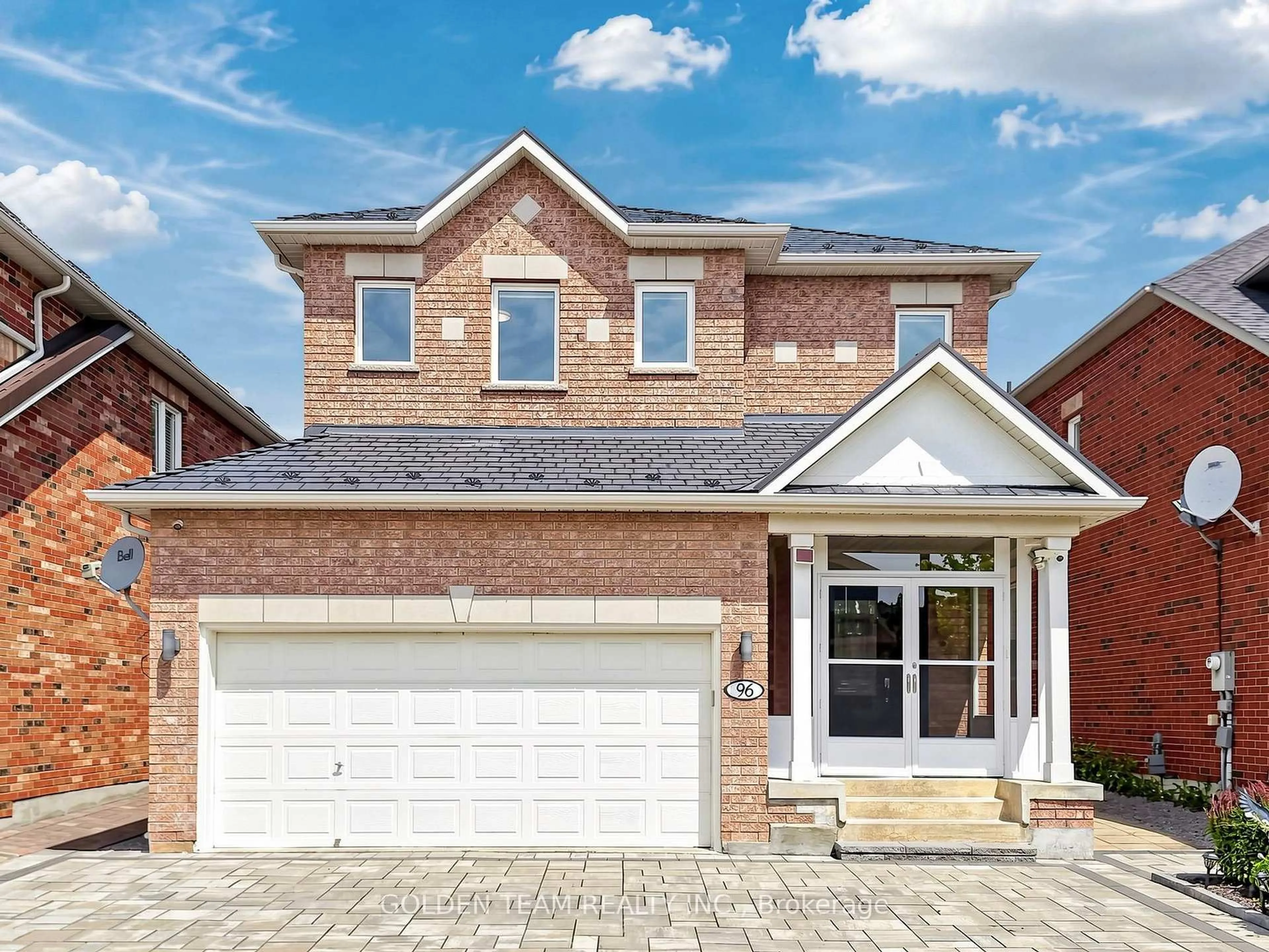 Home with brick exterior material, street for 96 Spring Farm Rd, Aurora Ontario L4G 7W7