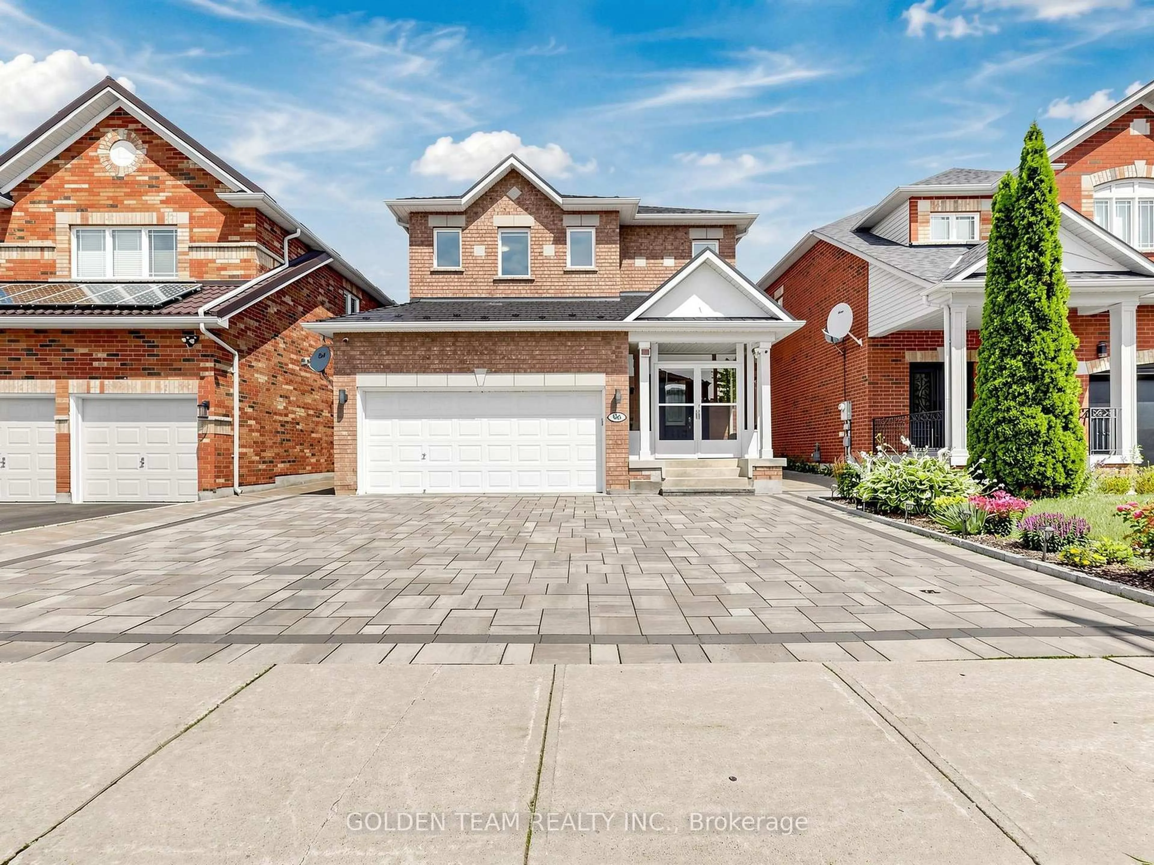 Home with brick exterior material, street for 96 Spring Farm Rd, Aurora Ontario L4G 7W7