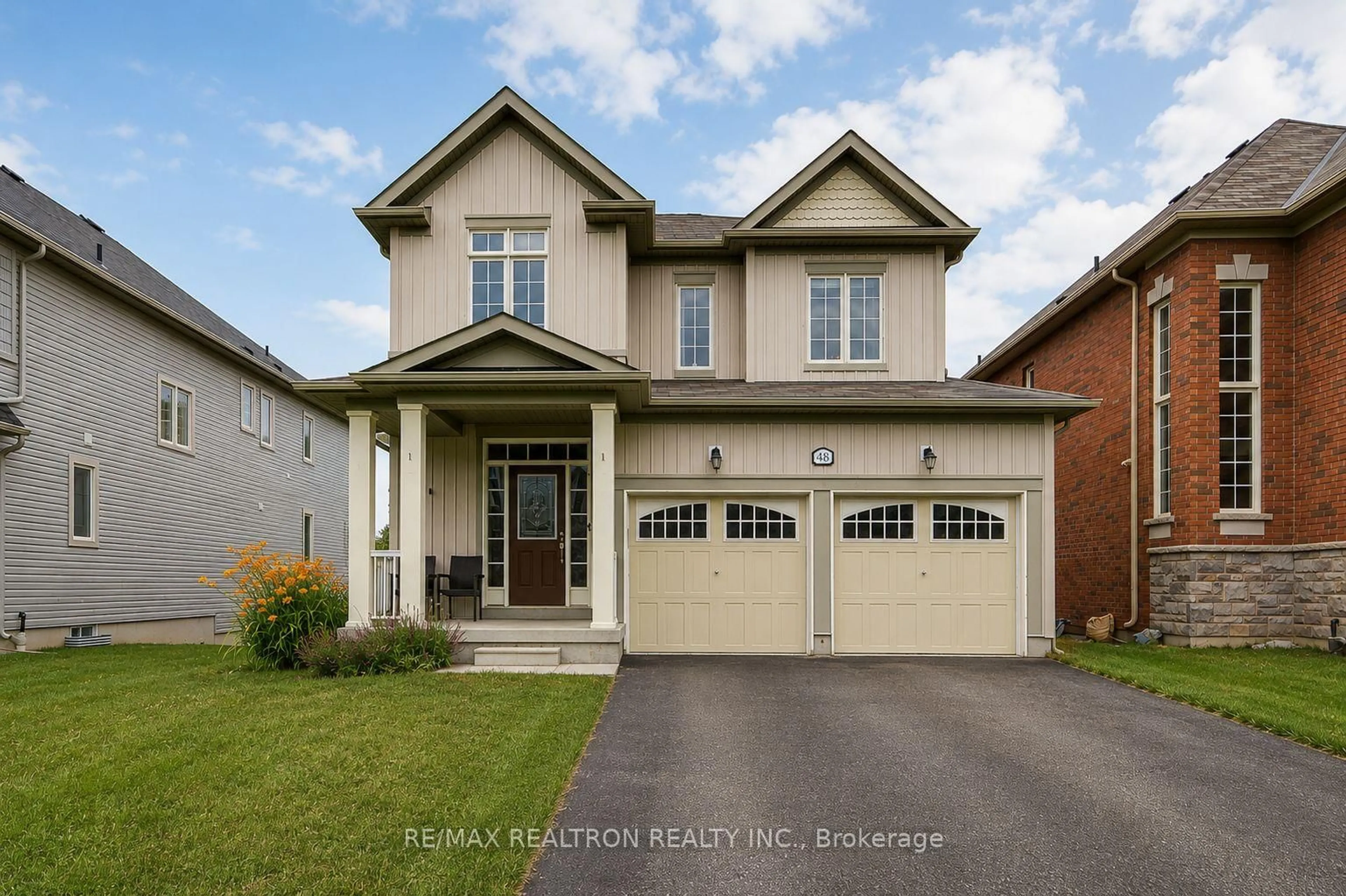 Home with brick exterior material, street for 48 Robert Wilson Cres, Georgina Ontario L4P 4P1