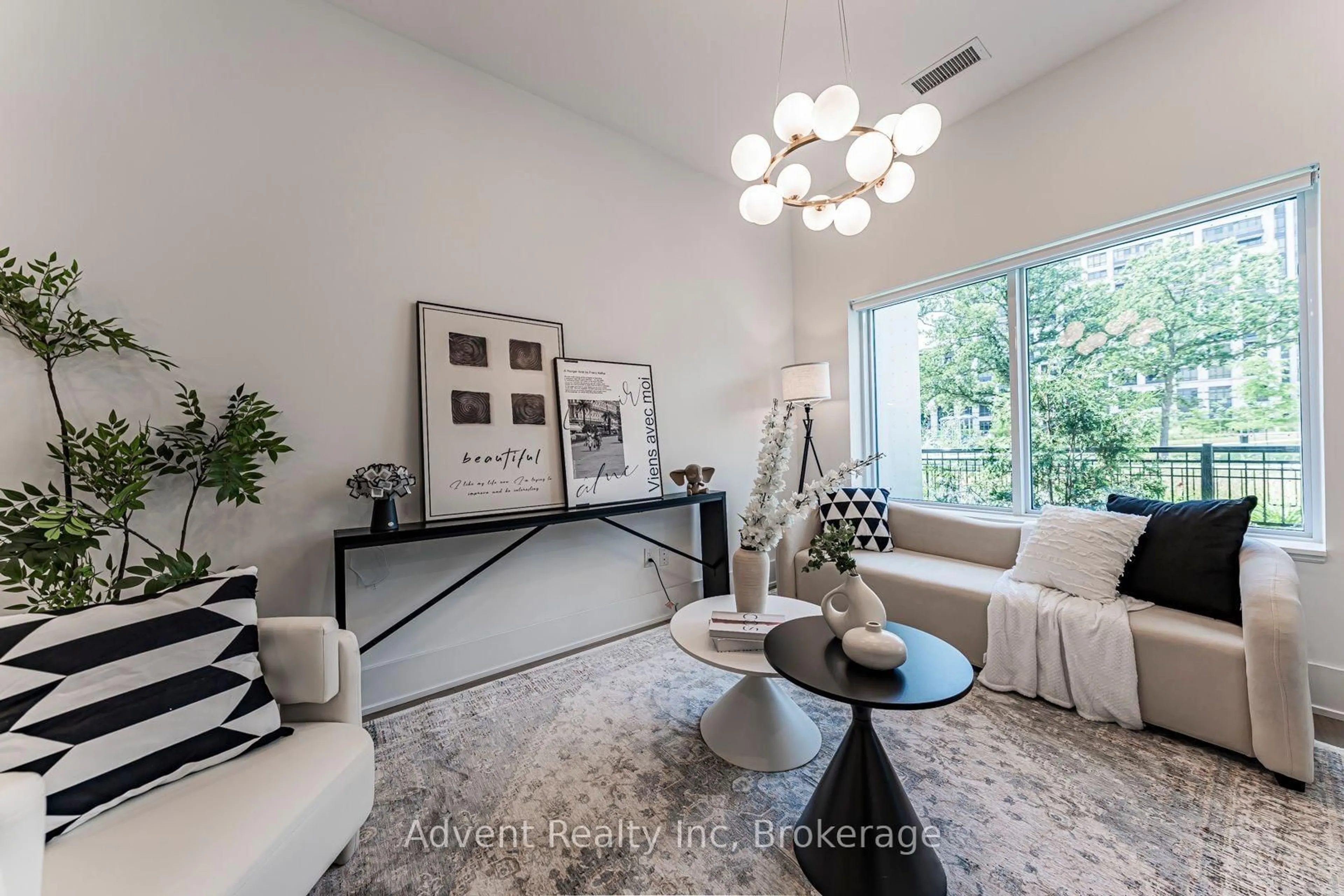 Living room with furniture, unknown for 9 Clegg Rd #111W, Markham Ontario L6G 0H3