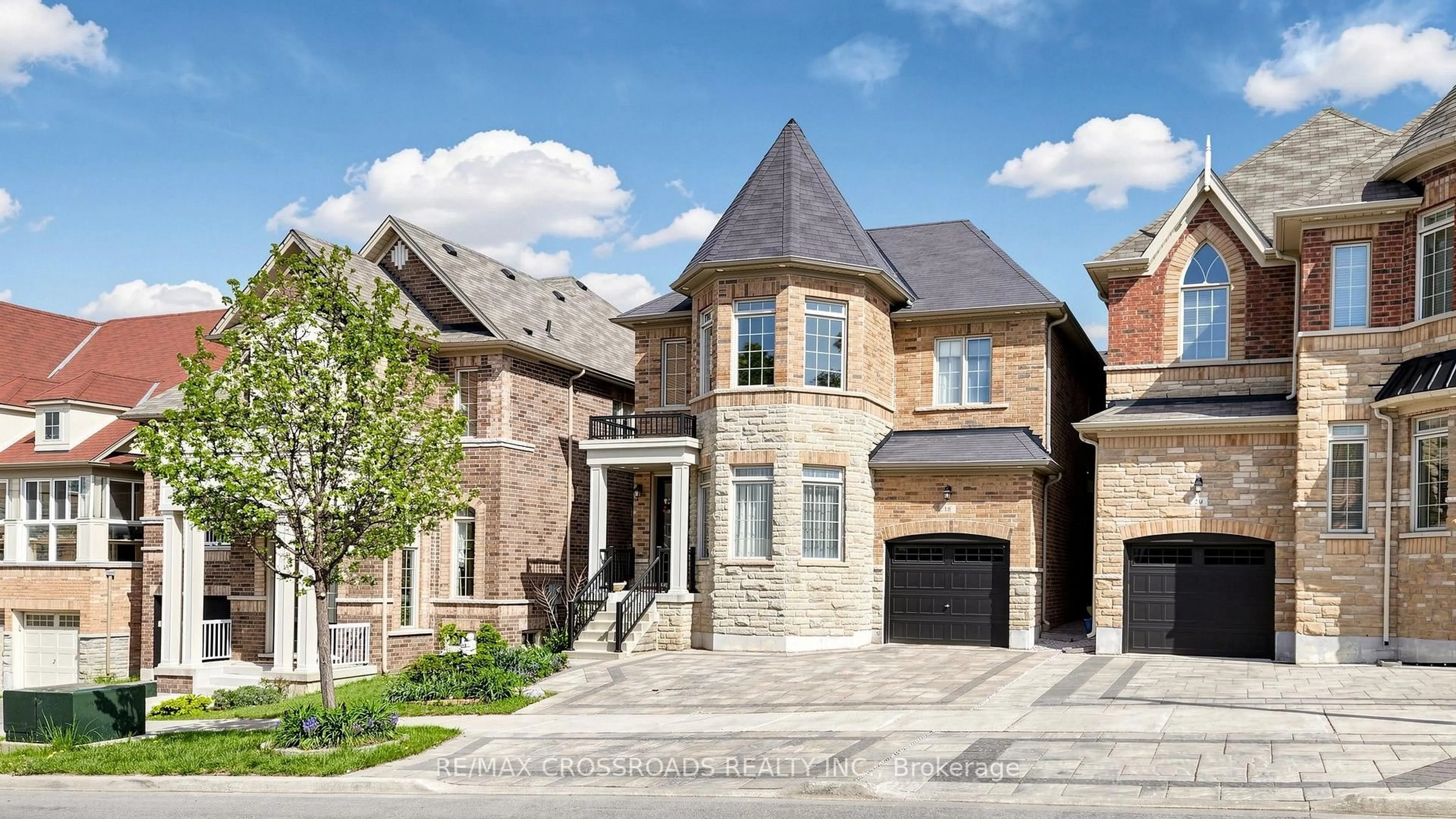 Home with brick exterior material, street for 18 Beckett Ave, Markham Ontario L6C 0W5