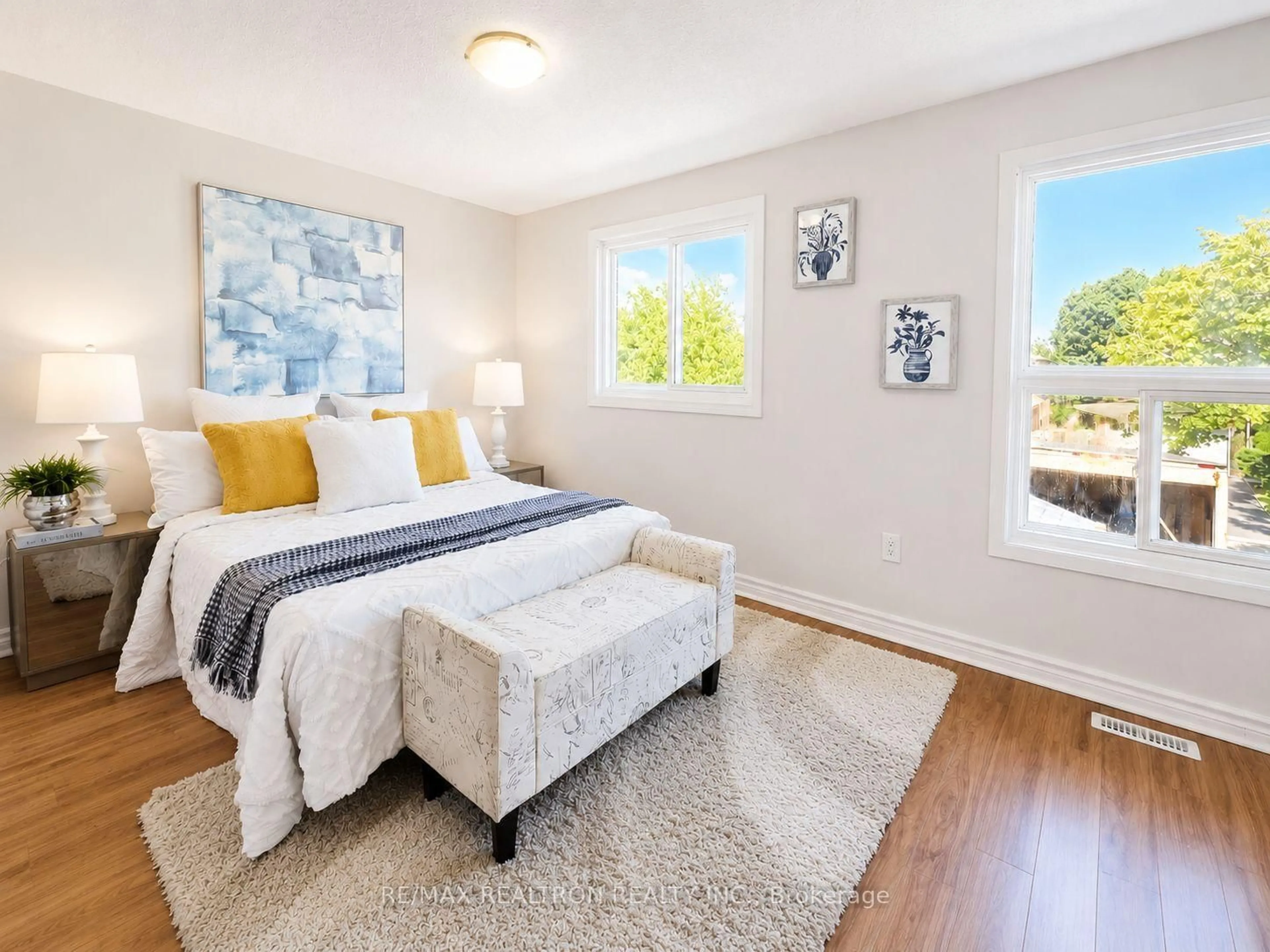 Bedroom with bed, unknown for 64 Dunbar Cres, Markham Ontario L3R 6W6