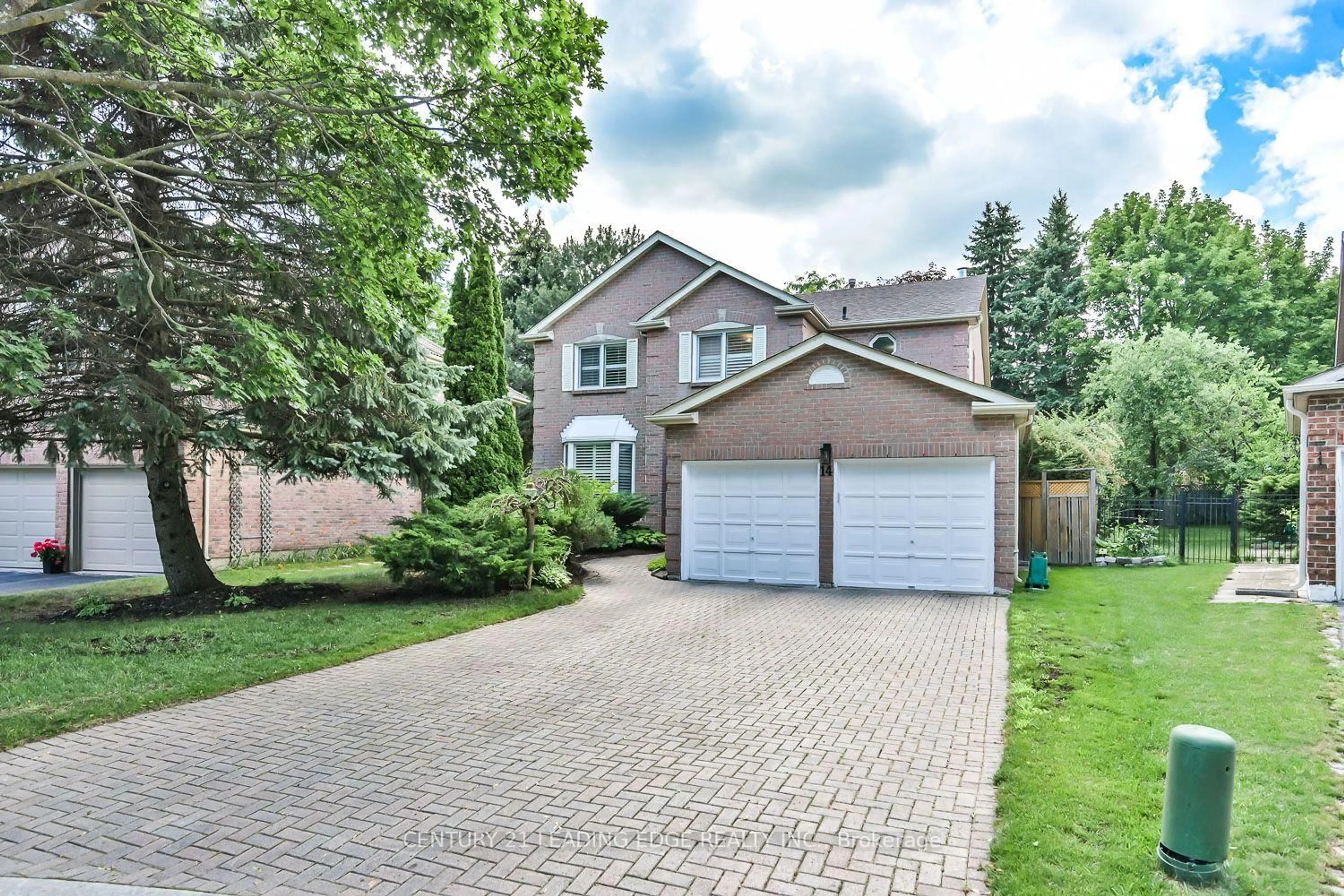 Home with brick exterior material, street for 14 Montrose Cres, Markham Ontario L3R 7Z8