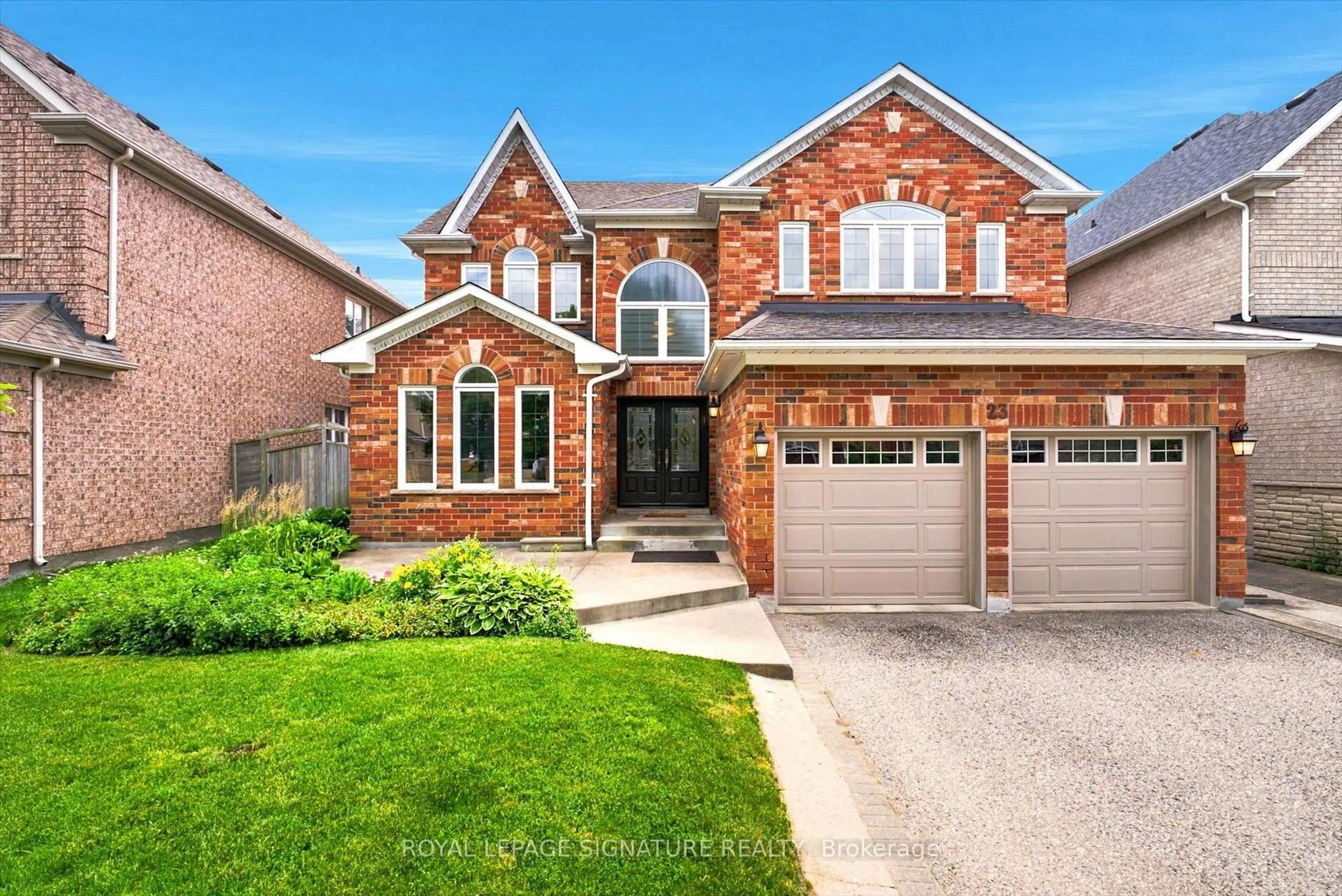 Home with brick exterior material, street for 23 Kaitlin Dr, Richmond Hill Ontario L4E 3W6