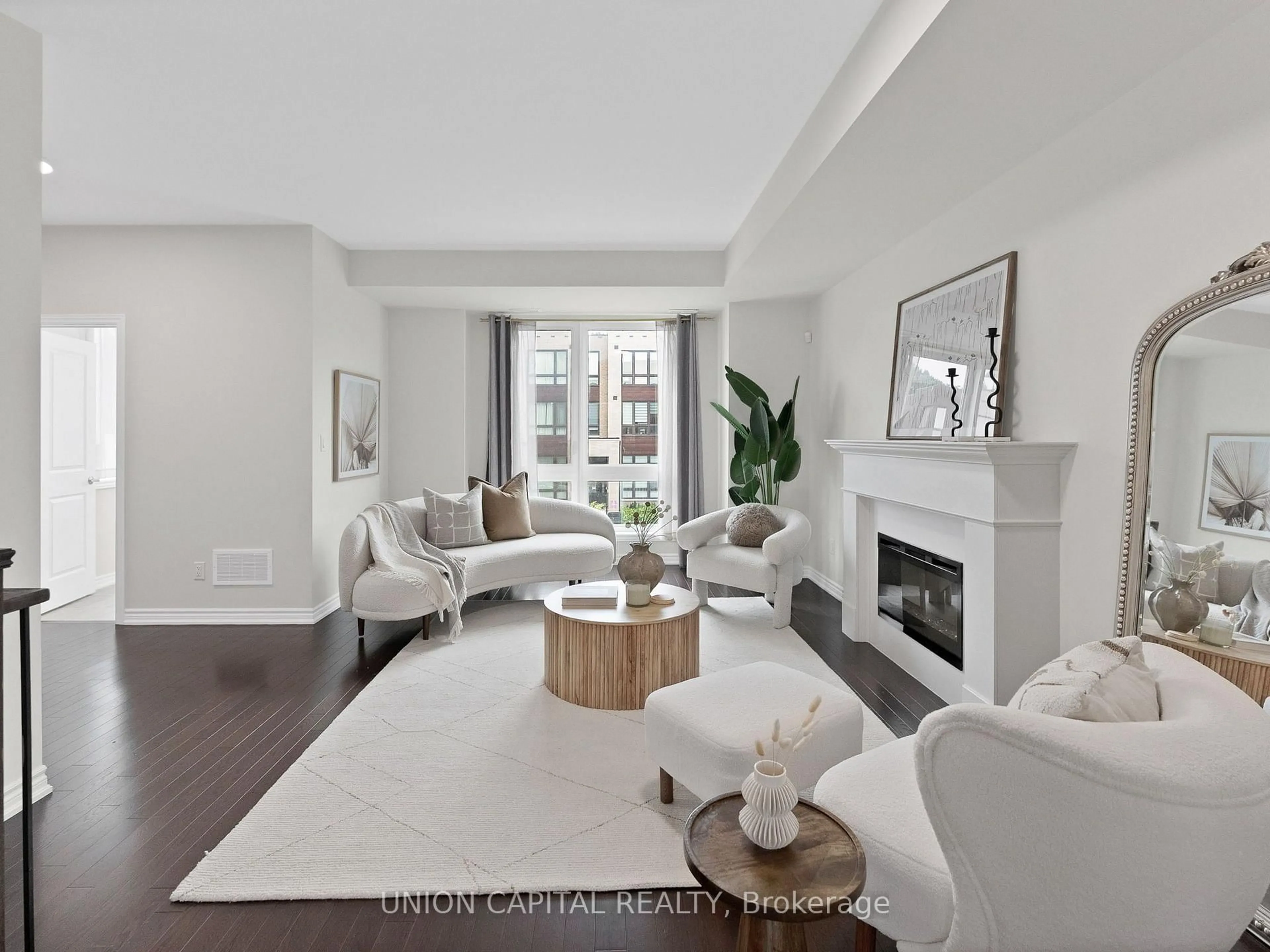 Living room with furniture, unknown for 45 Lord Melborne St, Markham Ontario L6C 0Z6