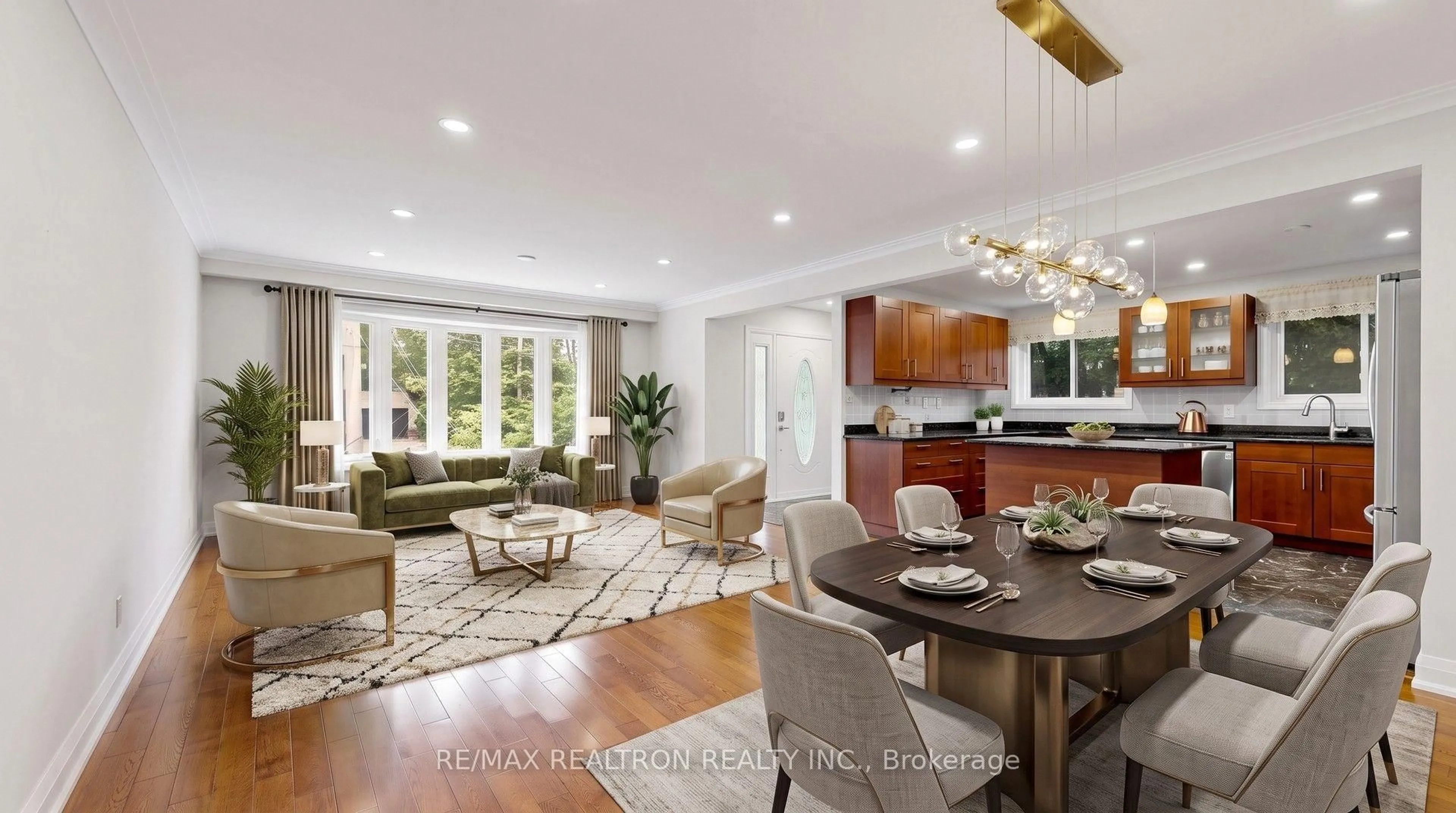 Open concept kitchen, unknown for 6 Albert St, Markham Ontario L3P 2T2