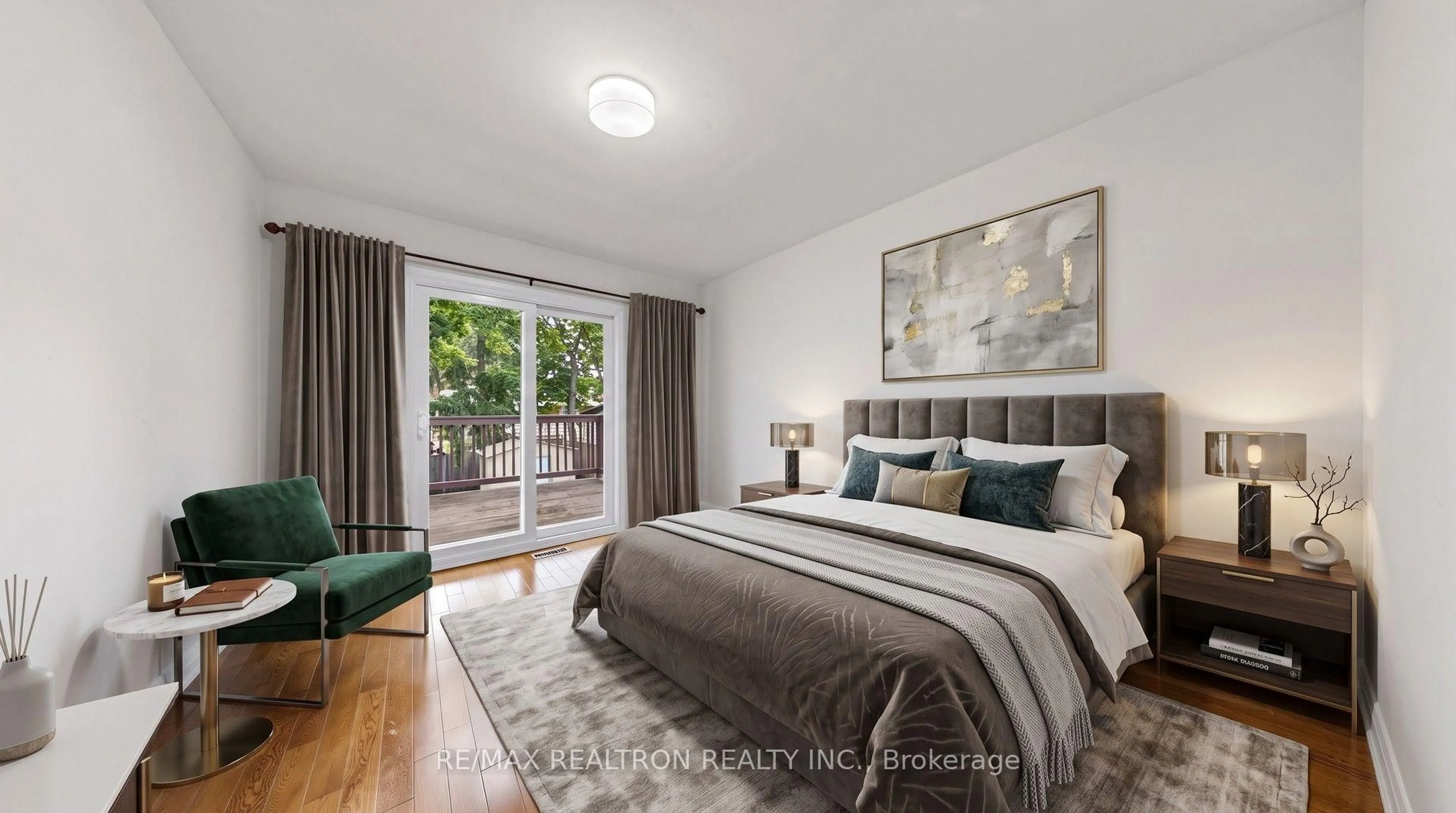 Bedroom with bed, unknown for 6 Albert St, Markham Ontario L3P 2T2