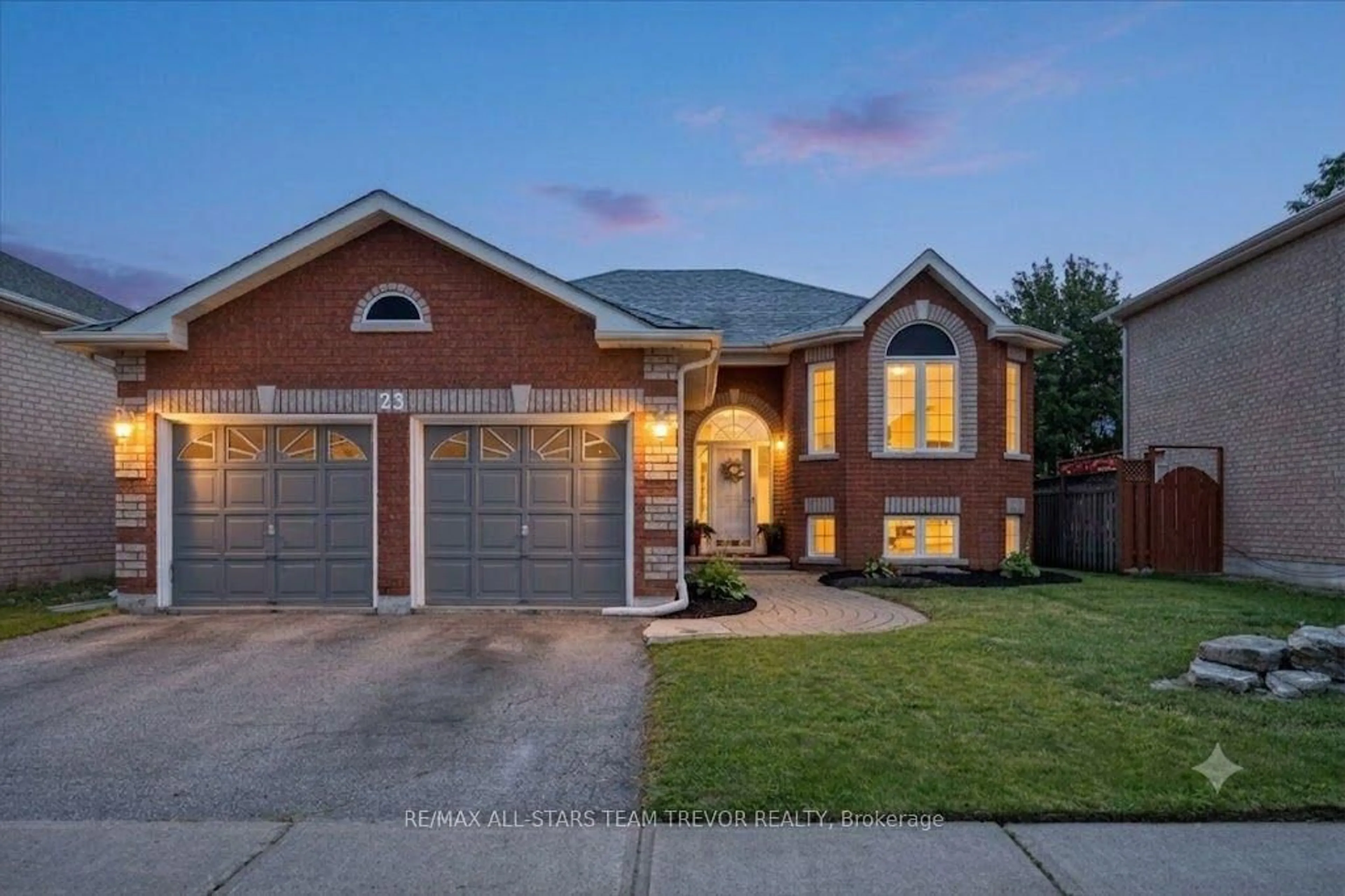 Home with brick exterior material, street for 23 Dovedale Dr, Georgina Ontario L4P 4C3