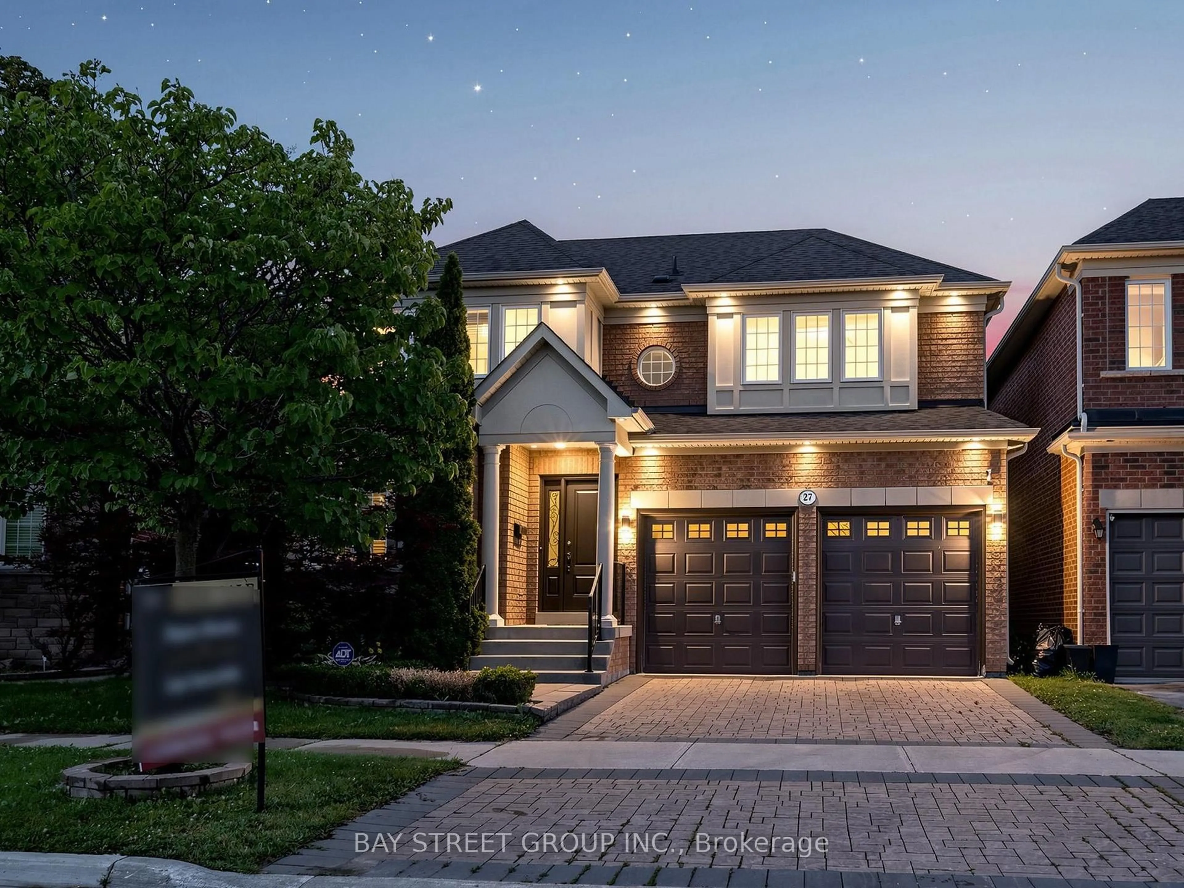 Home with brick exterior material, street for 27 Wagon Wheel Cres, Richmond Hill Ontario L4E 5E8