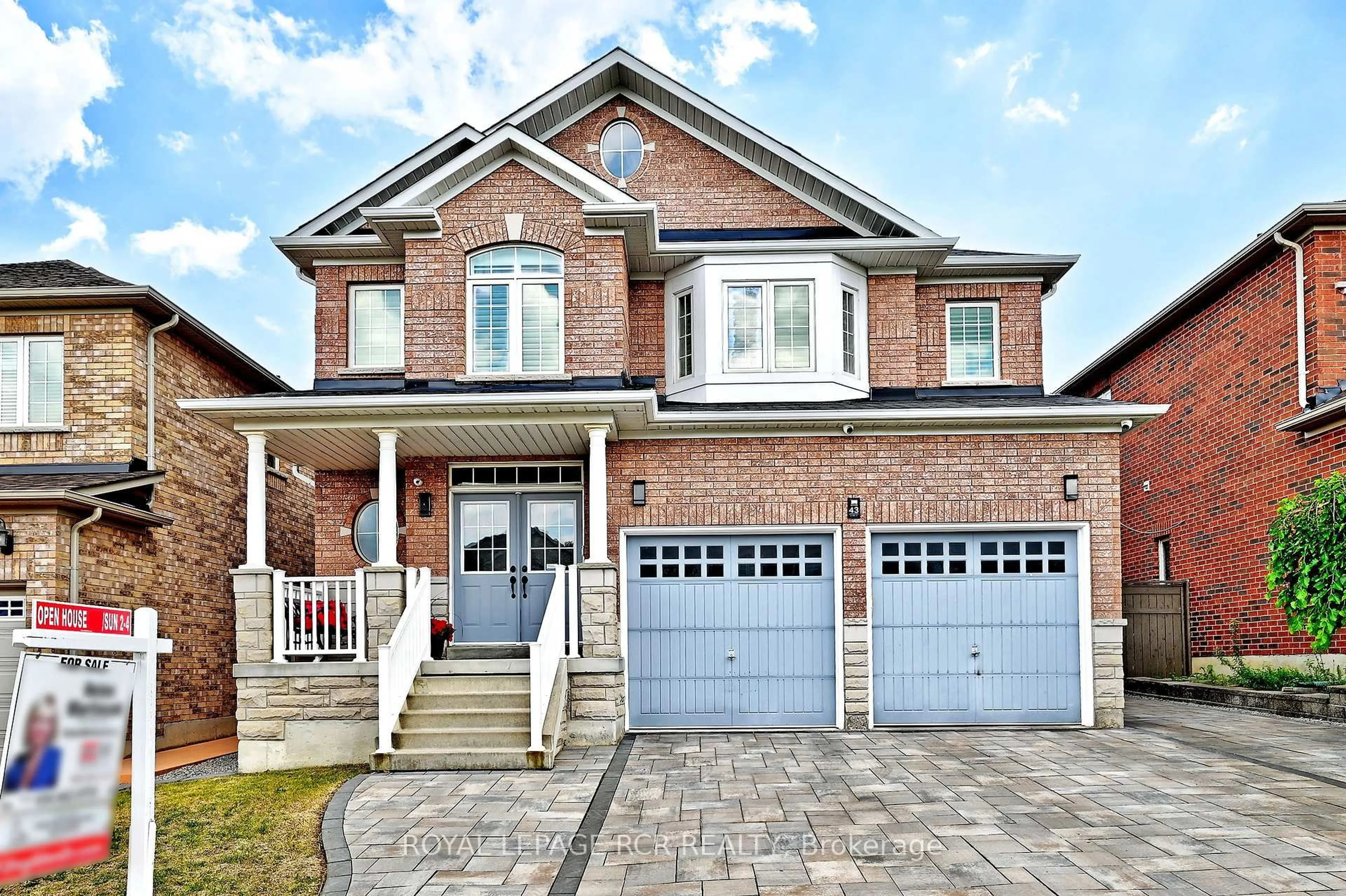 Home with brick exterior material, street for 43 Ivy Glen Dr, Vaughan Ontario L6A 0P3