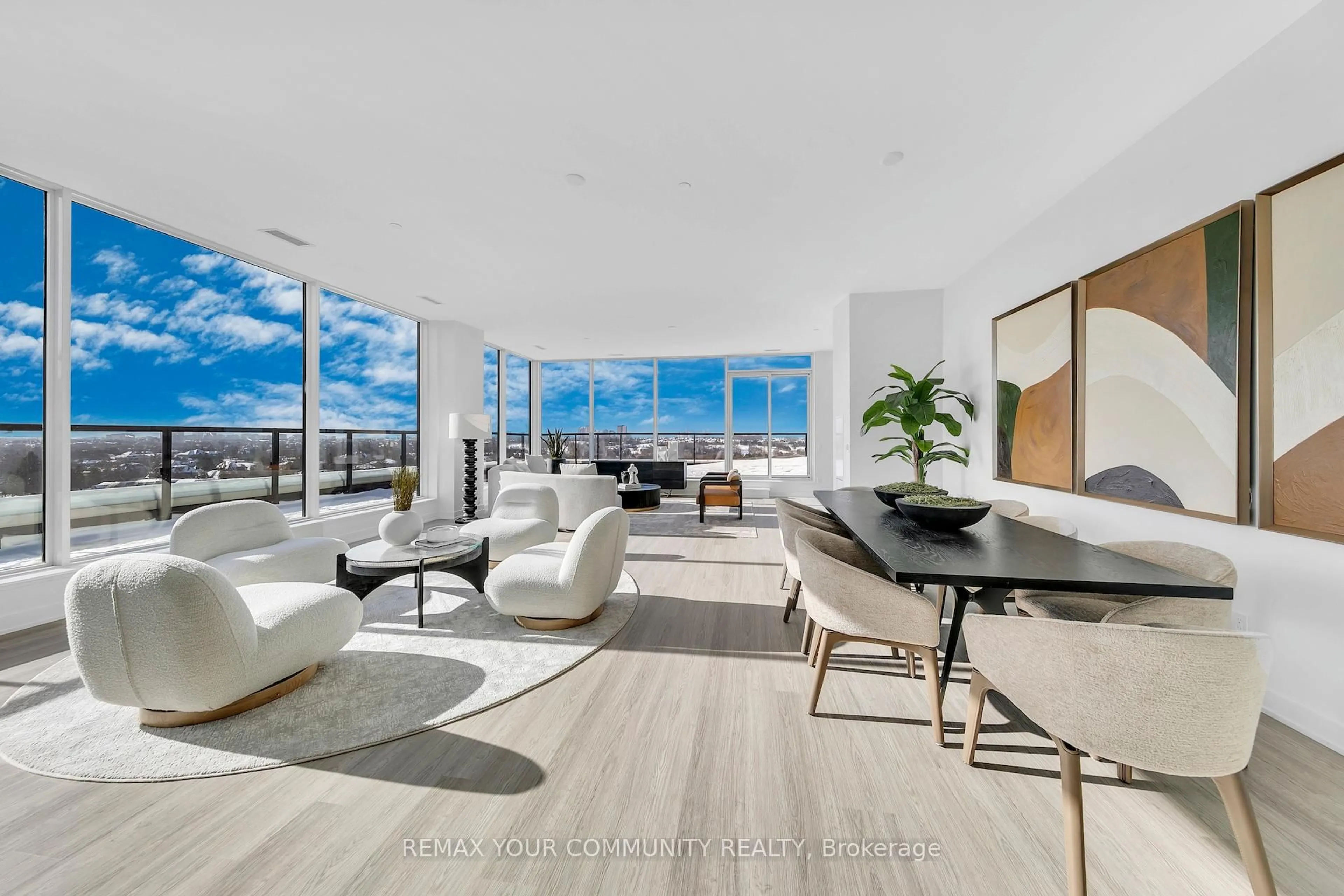 Living room with furniture, unknown for 8188 Yonge St #1002, Vaughan Ontario L4J 0M2