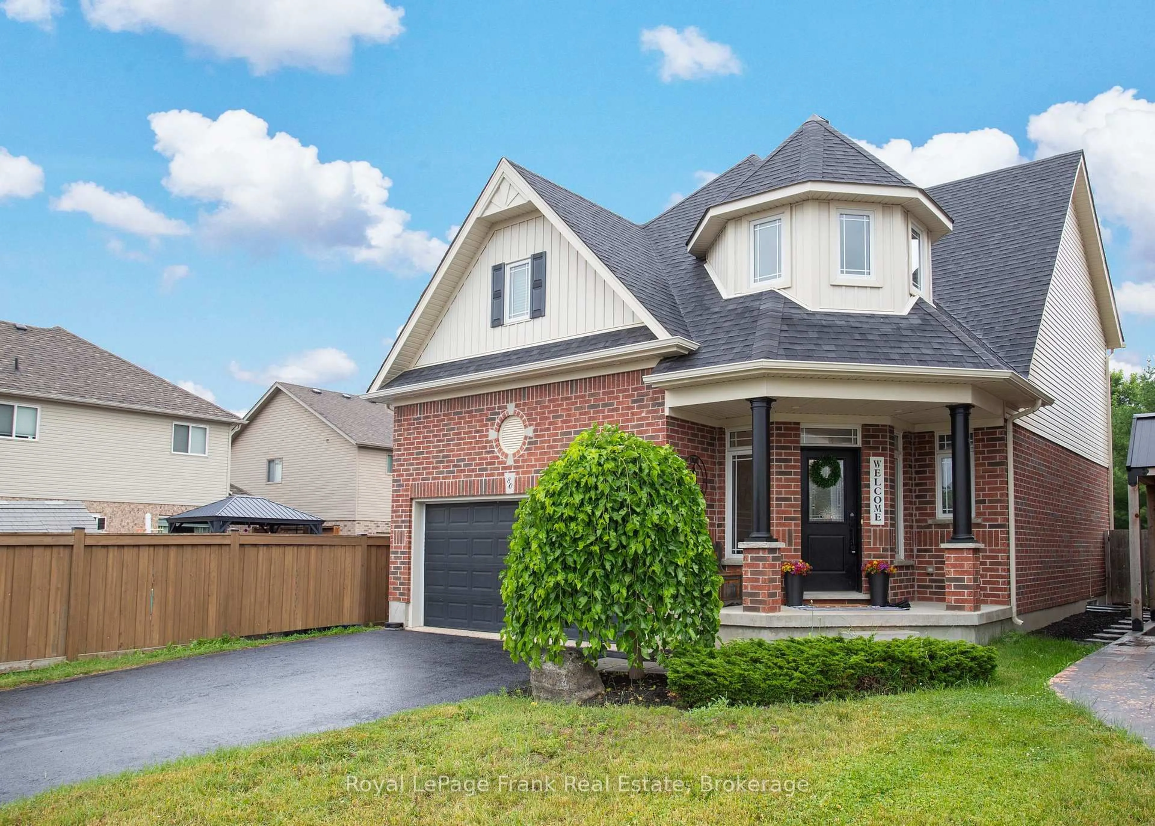 Home with brick exterior material, street for 80 Mike Hart Dr, Essa Ontario L0M 1B6