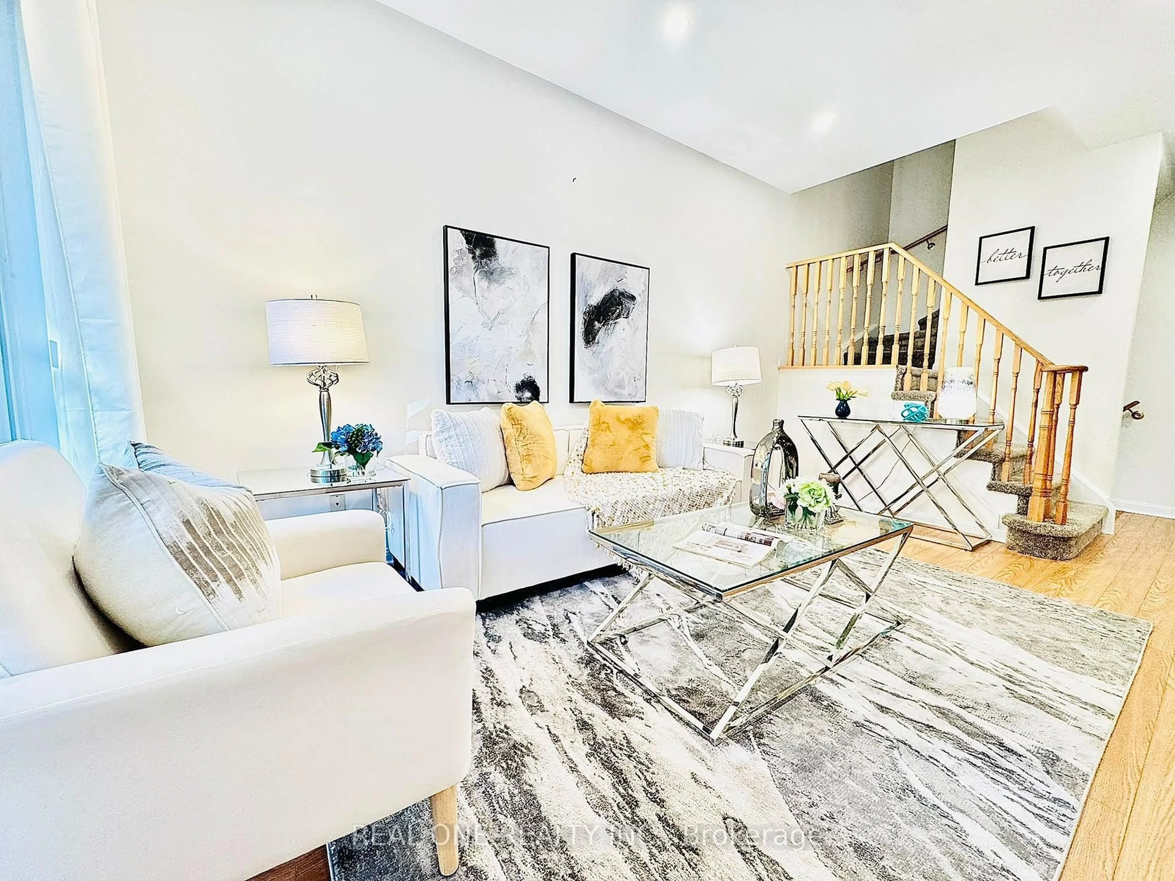Living room with furniture, unknown for 12 St Moritz Way #6, Markham Ontario L3R 4E8