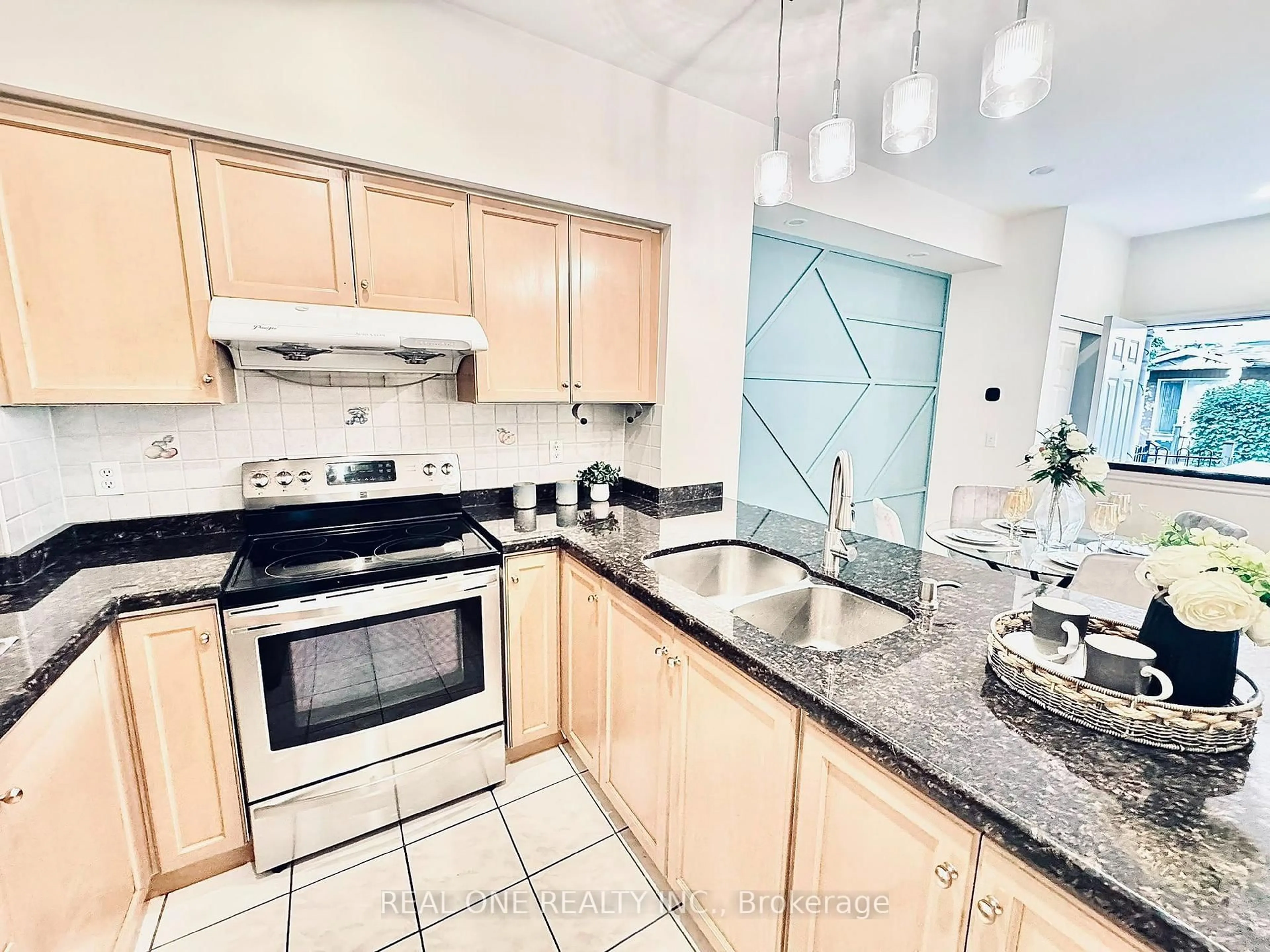 Standard kitchen, ceramic/tile floor for 12 St Moritz Way #6, Markham Ontario L3R 4E8