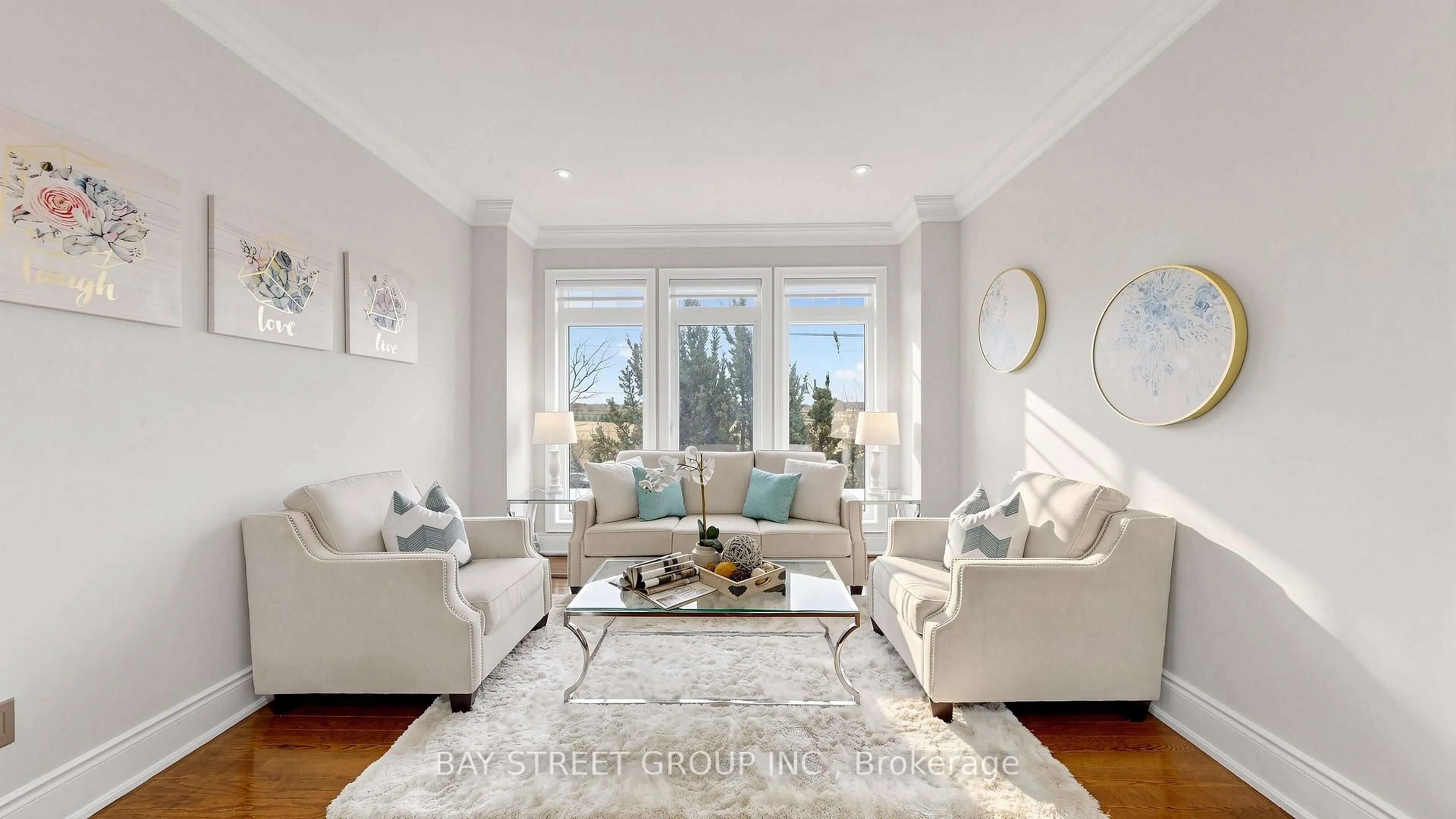 Living room with furniture, unknown for 97 Zokol Dr, Aurora Ontario L4G 0B9