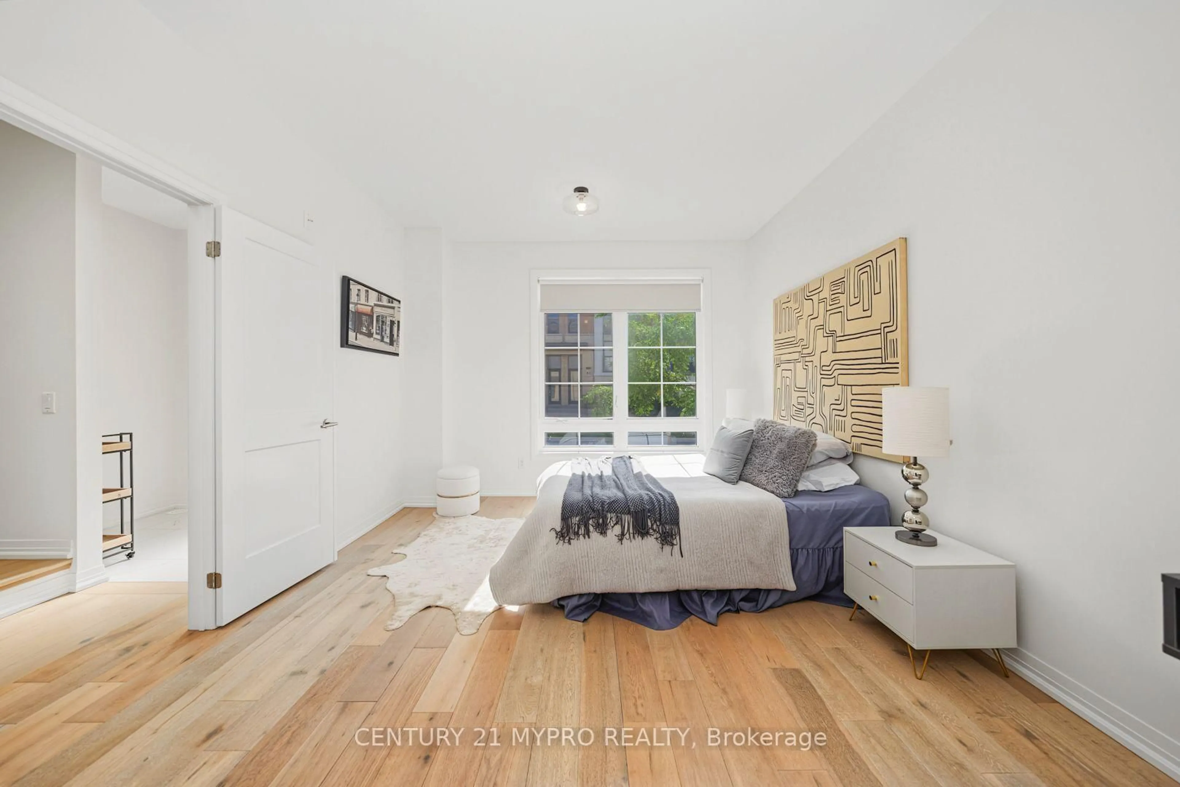 Bedroom with bed, unknown for 65 William Saville St, Markham Ontario L3R 2E1