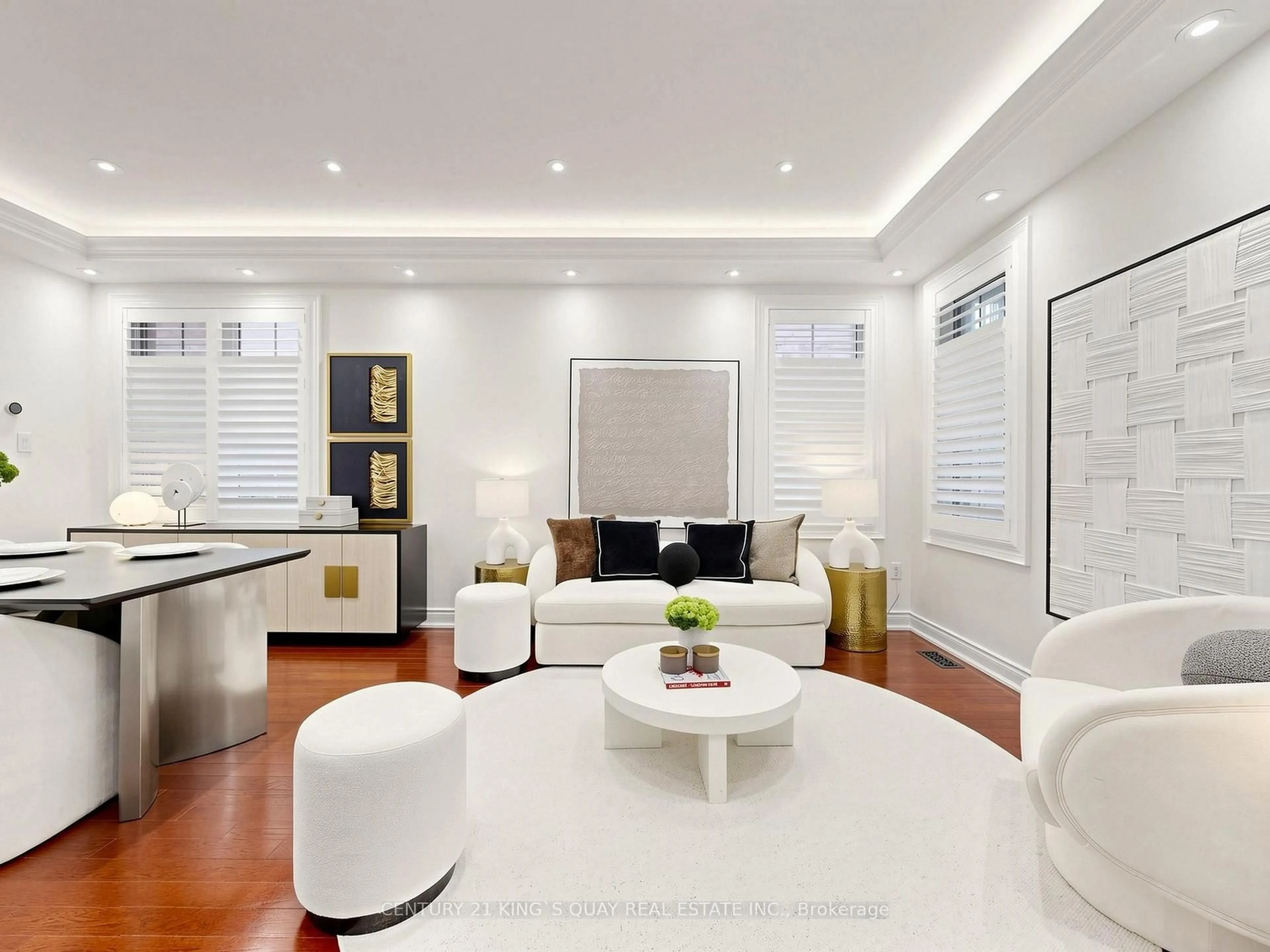 Living room with furniture, unknown for 60 Arbour Dr, Markham Ontario L6E 0H5