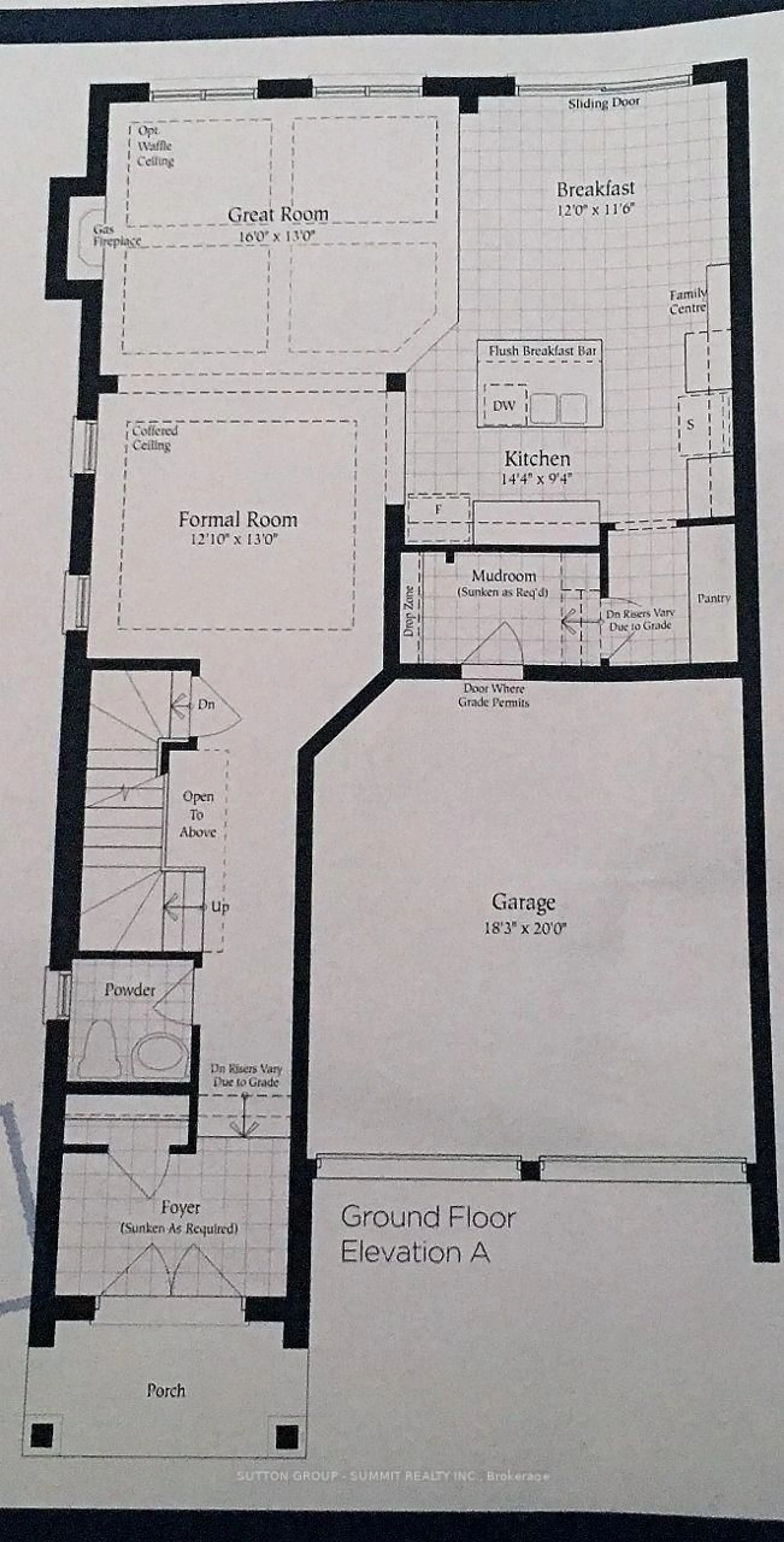 Floor plan for 174 Stevenson Cres, Bradford West Gwillimbury Ontario L3Z 4M1