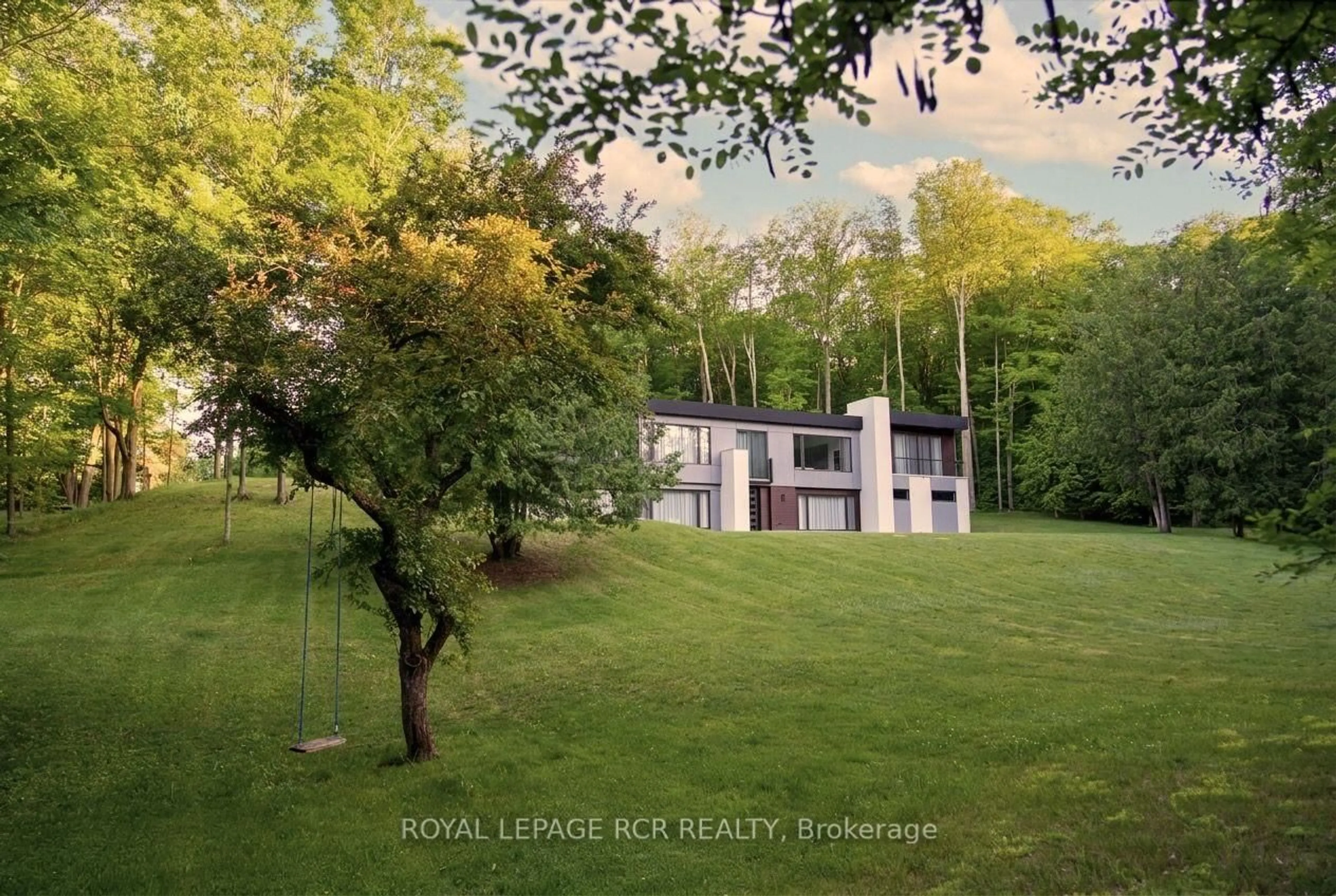 A pic from outside/outdoor area/front of a property/back of a property/a pic from drone, forest/trees view for 7483 5th Sdrd, Adjala-Tosorontio Ontario L0G 1W0