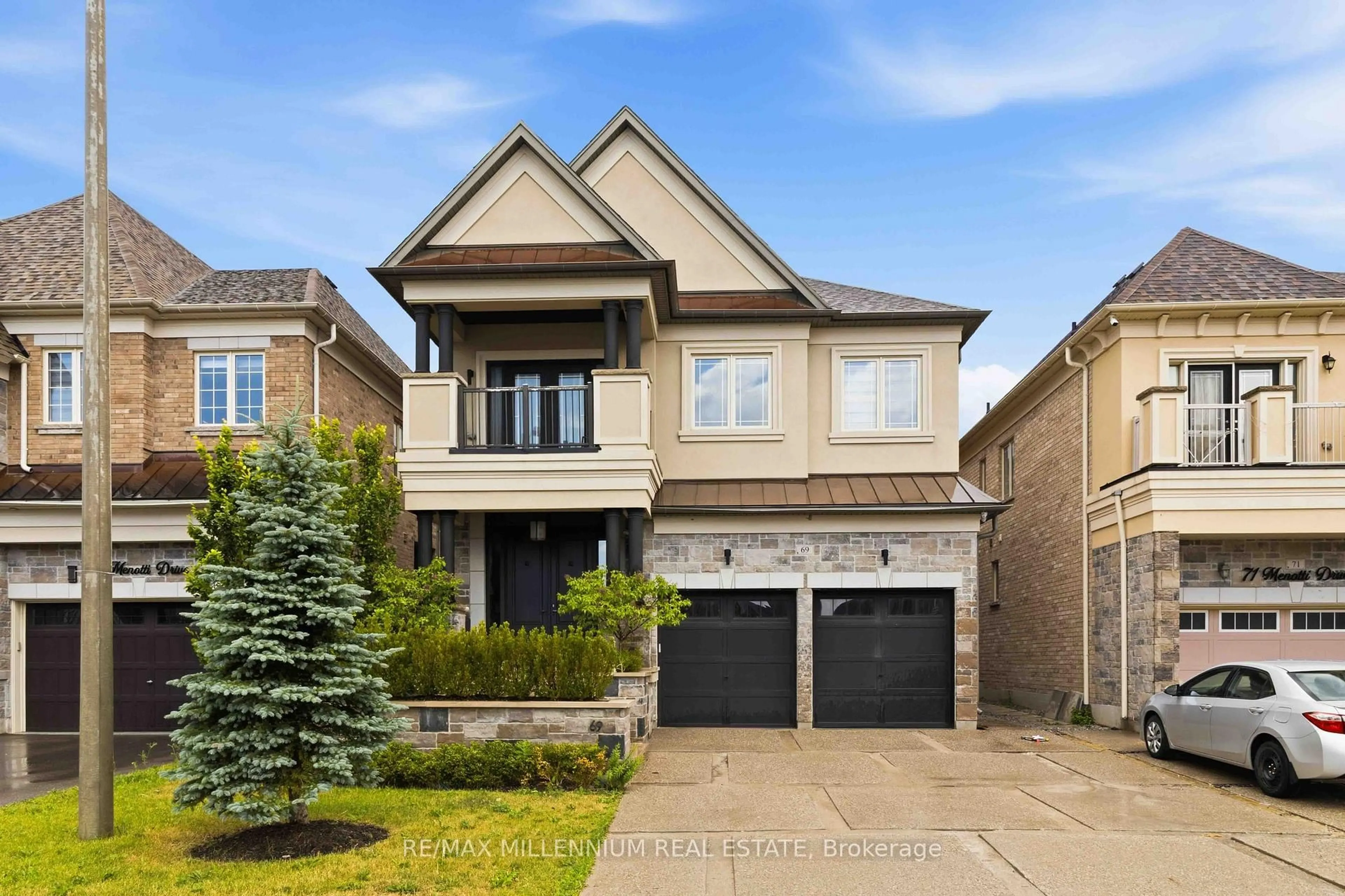 Home with brick exterior material, street for 69 Menotti Dr, Richmond Hill Ontario L4E 1G7