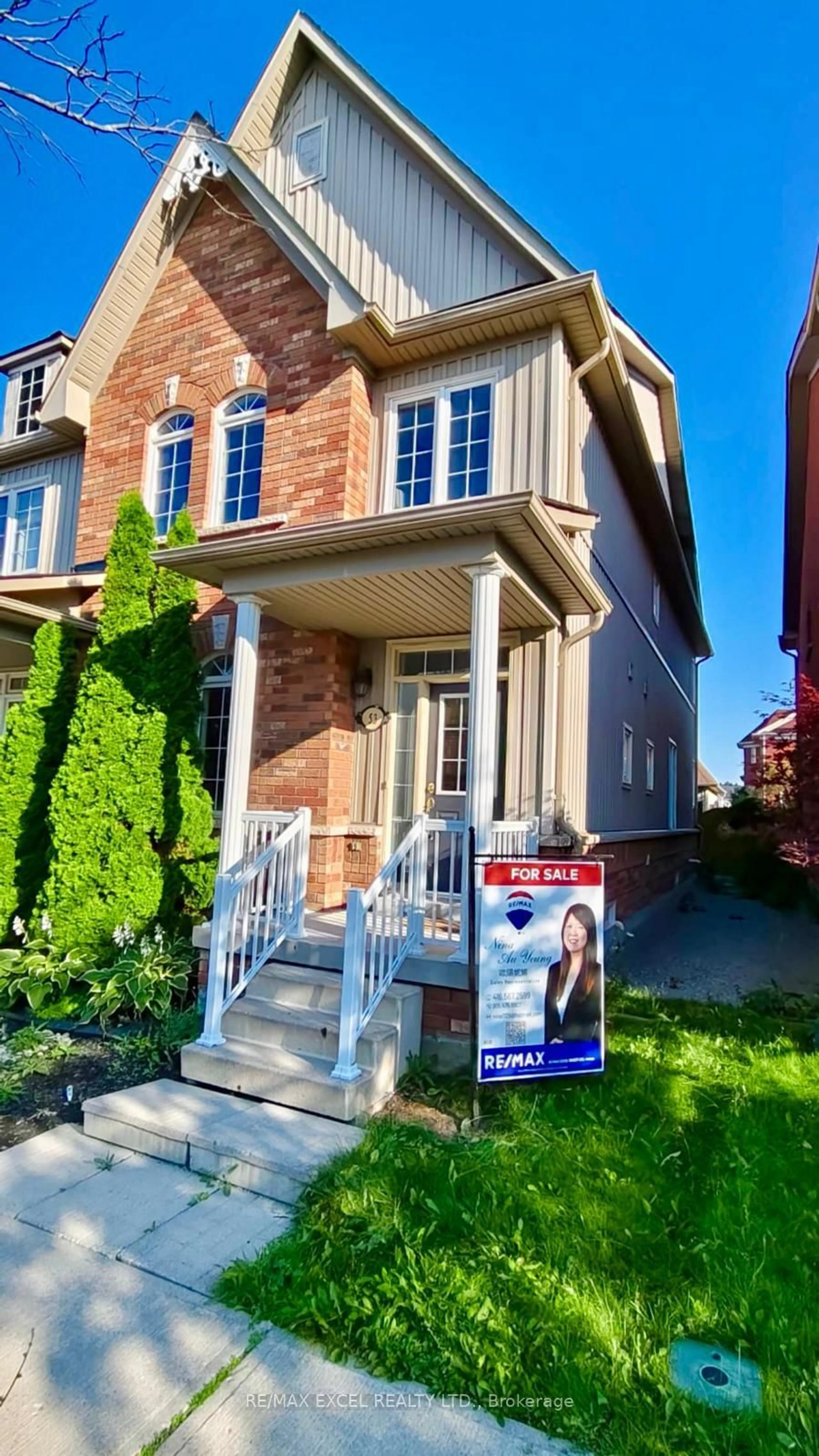 Home with brick exterior material, street for 53 Northvale Rd, Markham Ontario L6B 1H3